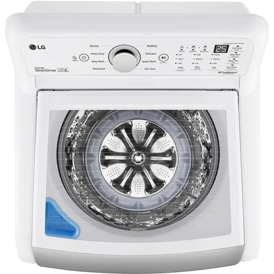 LG 5.8 cu.ft. Top Loading Washer with 6Motion Technology WT7150CW