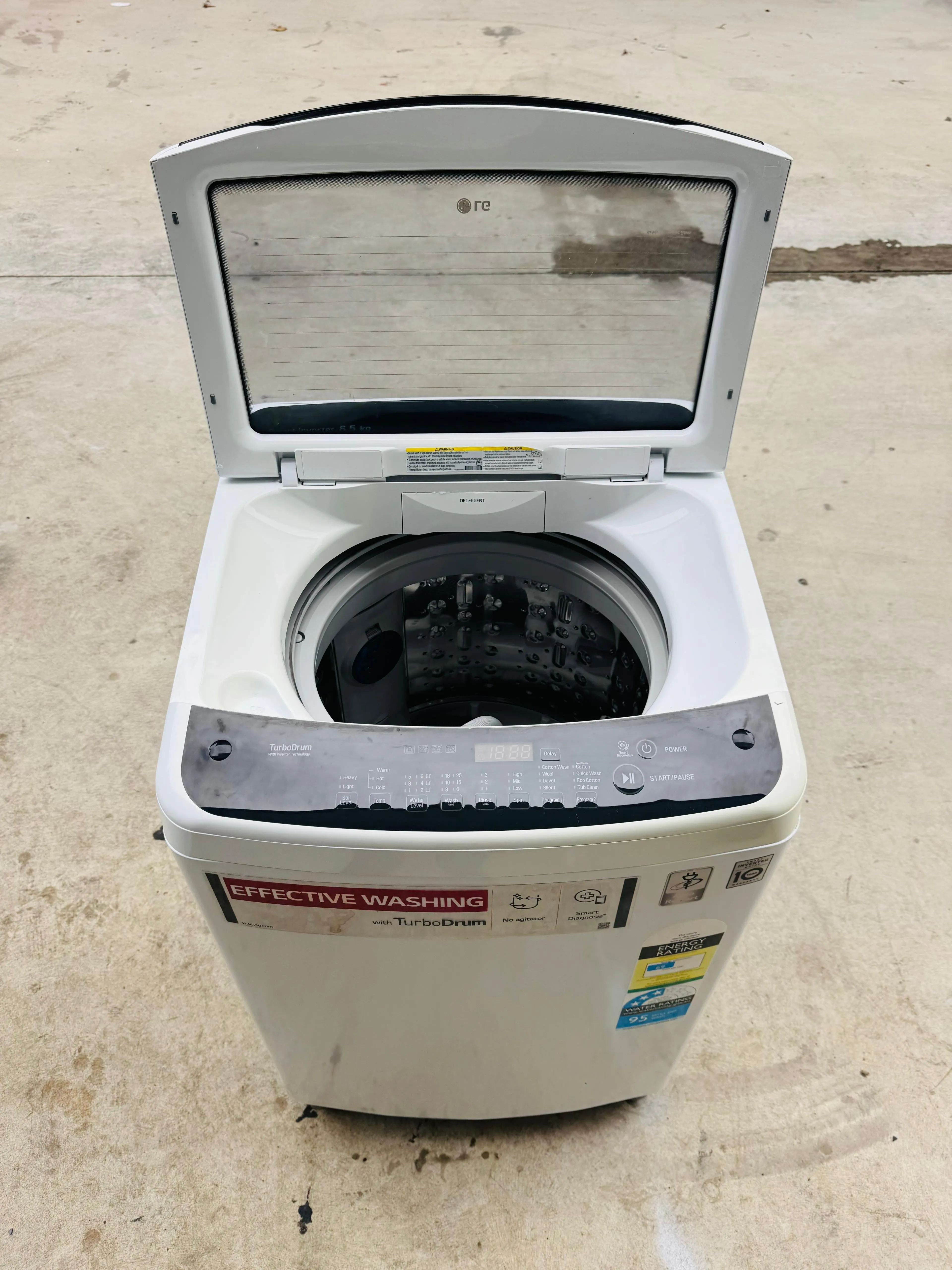 **LG 6.5 KGS TOP LOADER WASHING MACHINE**