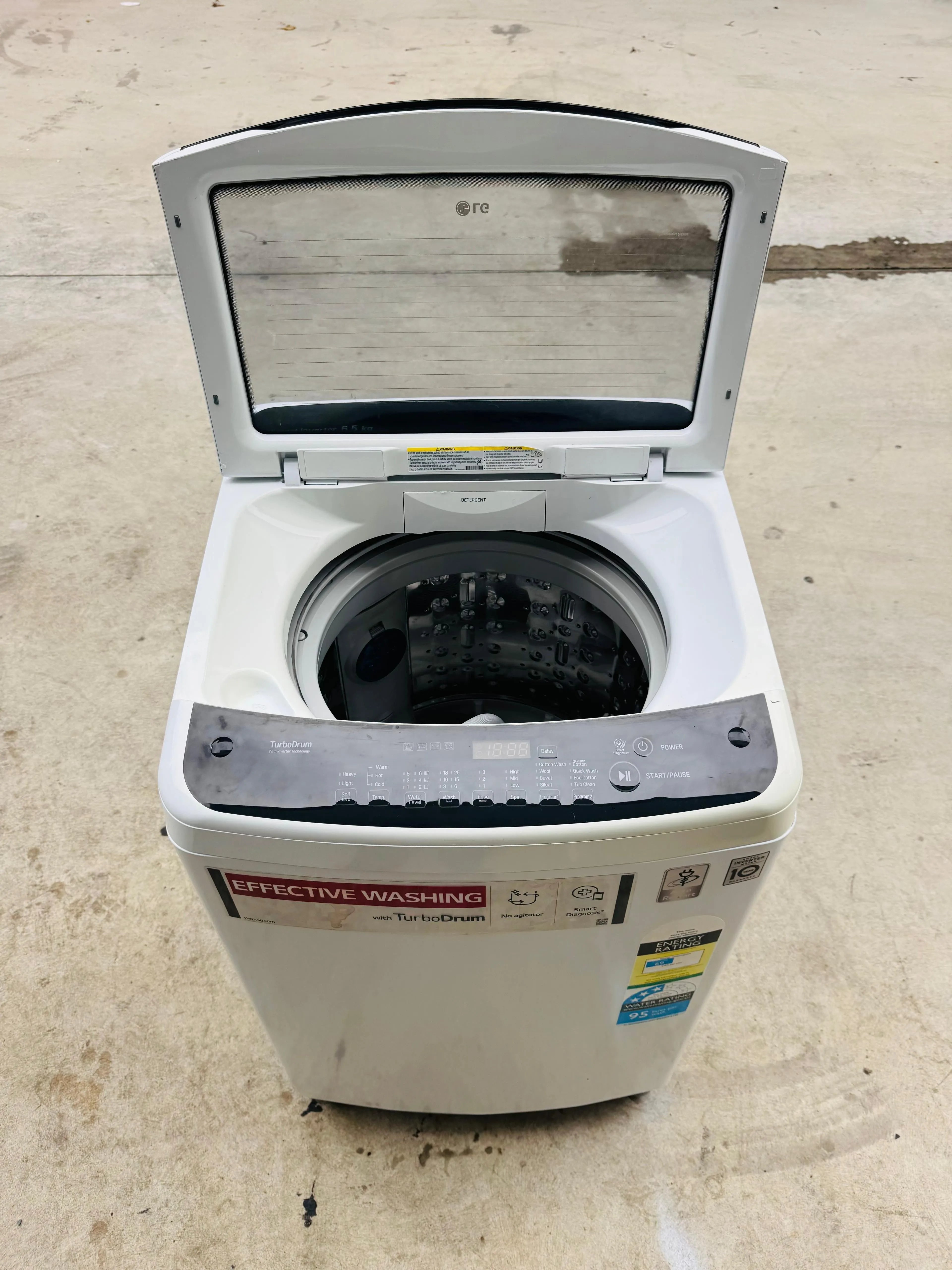 **LG 6.5 KGS TOP LOADER WASHING MACHINE**