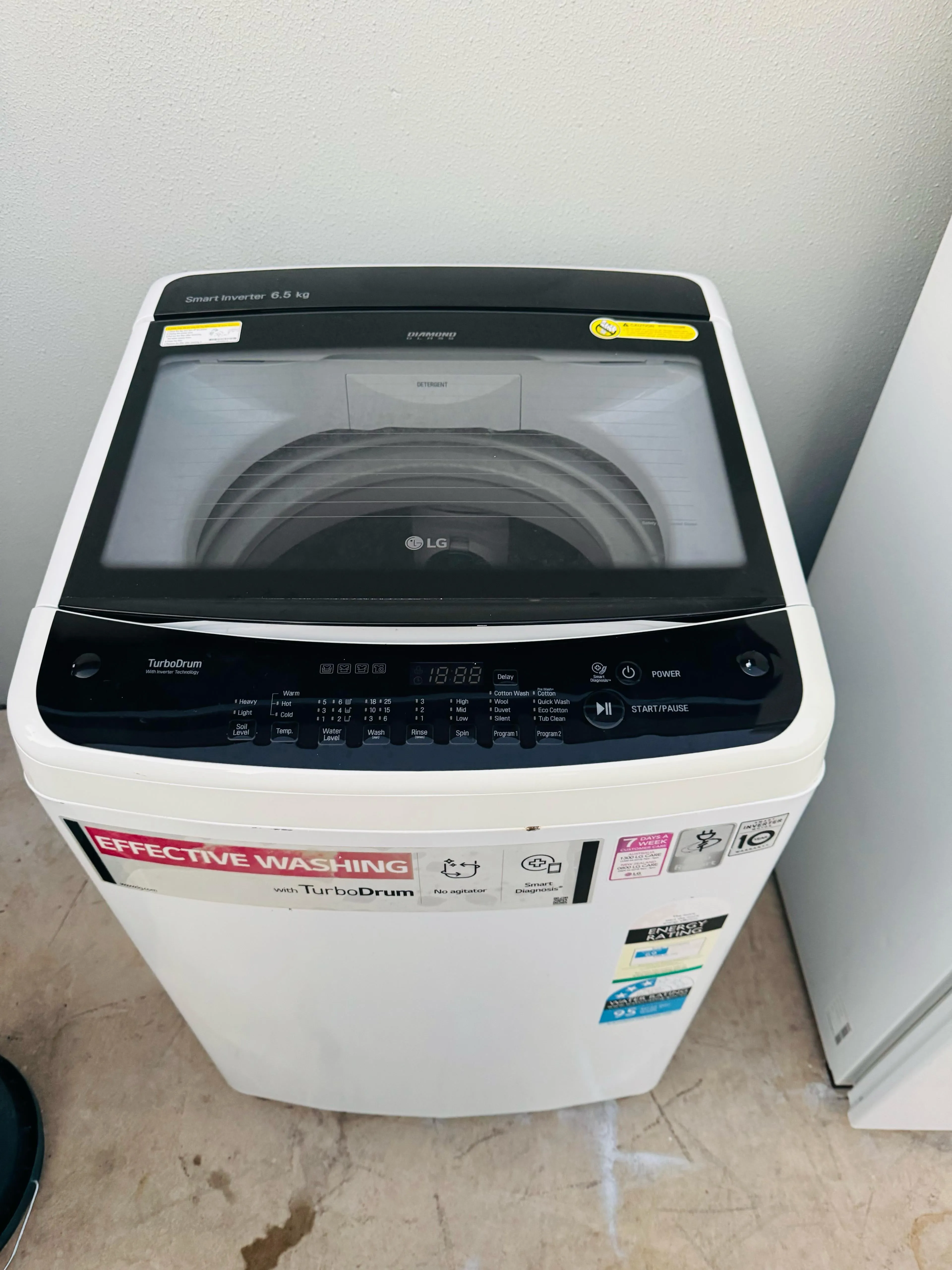 **LG 6.5 KGS TOP LOADER WASHING MACHINE**