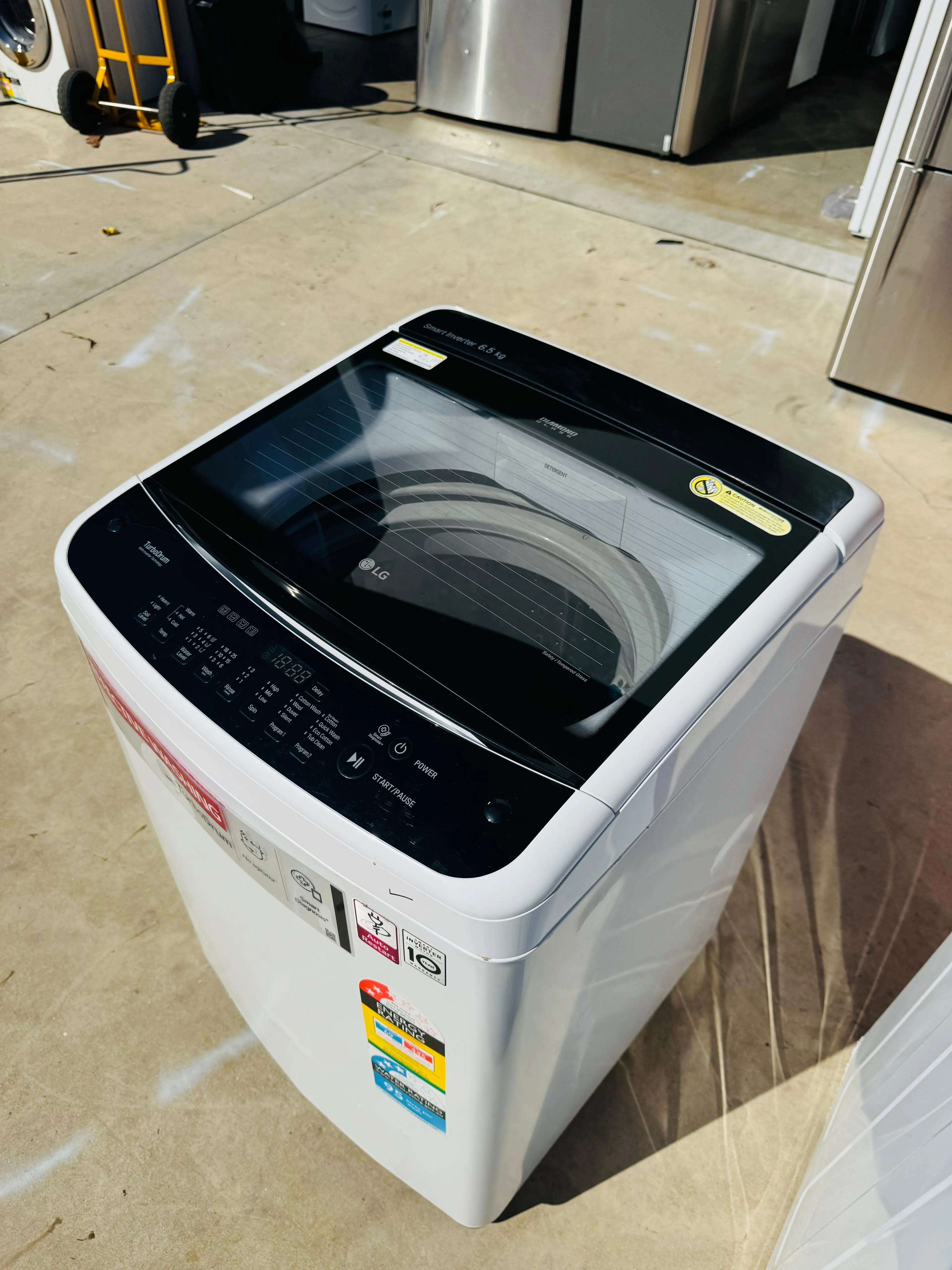 **LG 6.5 KGS TOP LOADER WASHING MACHINE**