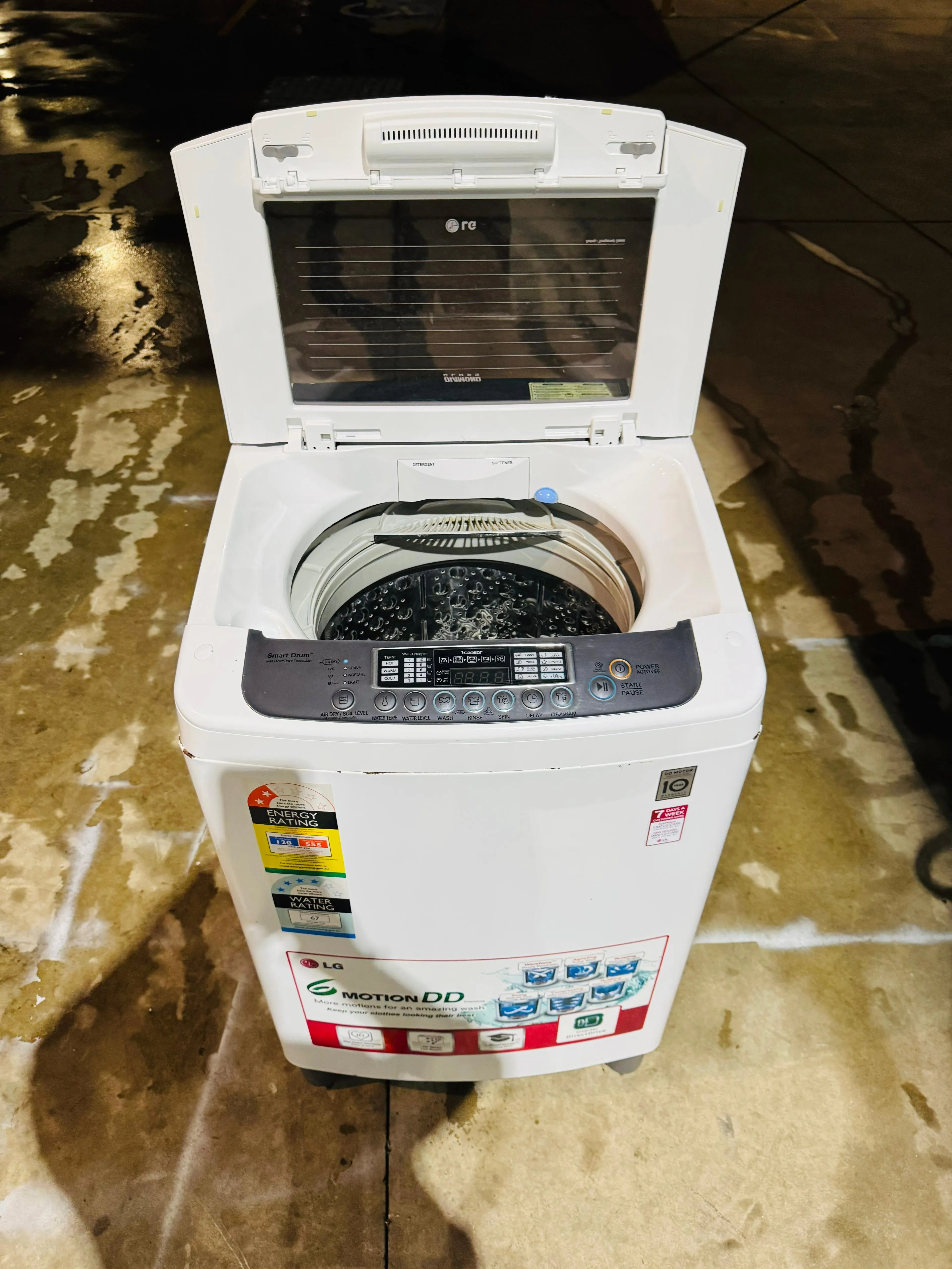 **LG 6.5 KGS TOP LOADER WASHING MACHINE**