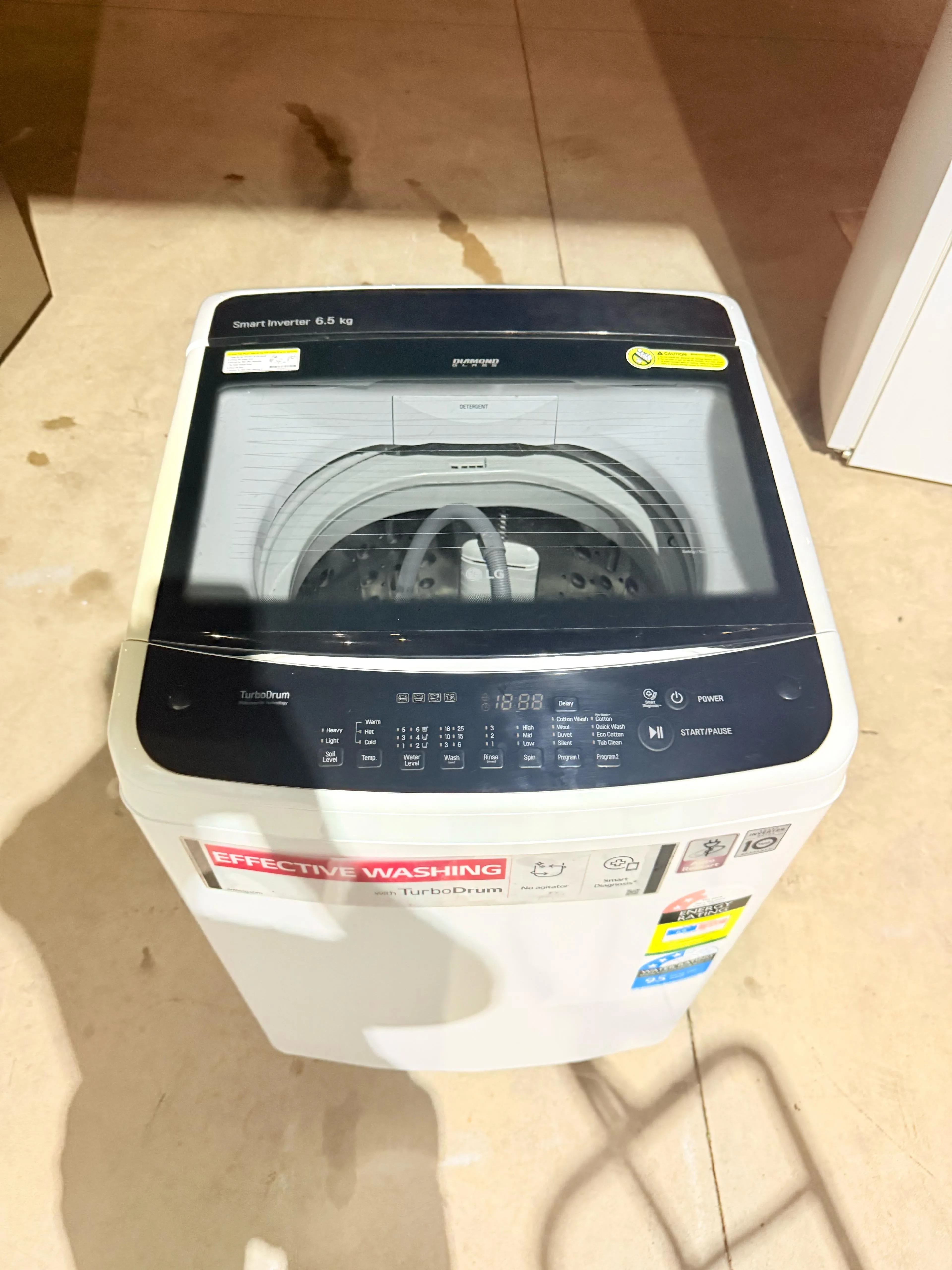 **LG 6.5 KGS TOP LOADER WASHING MACHINE**