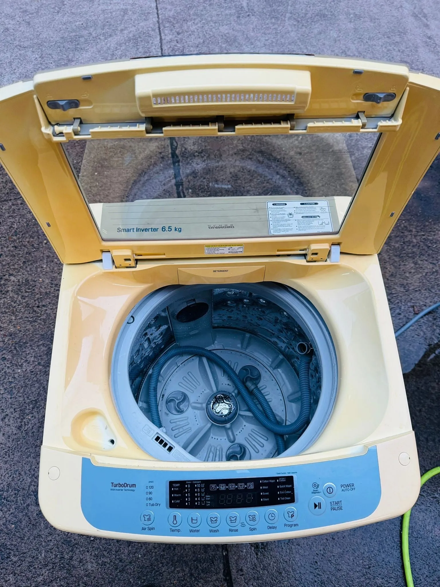 **LG 6.5KGS TOP LOADER WASHING MACHINE**