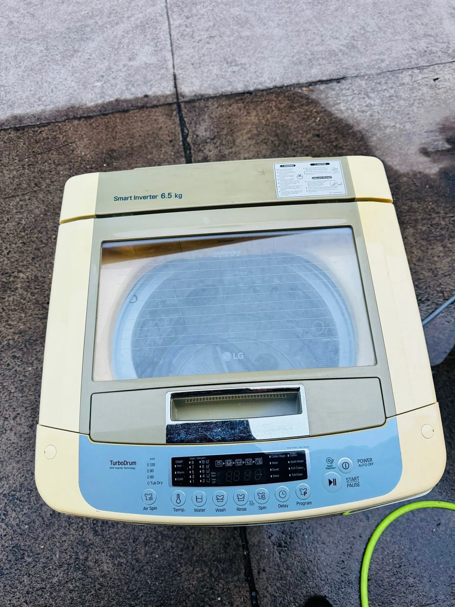 **LG 6.5KGS TOP LOADER WASHING MACHINE**
