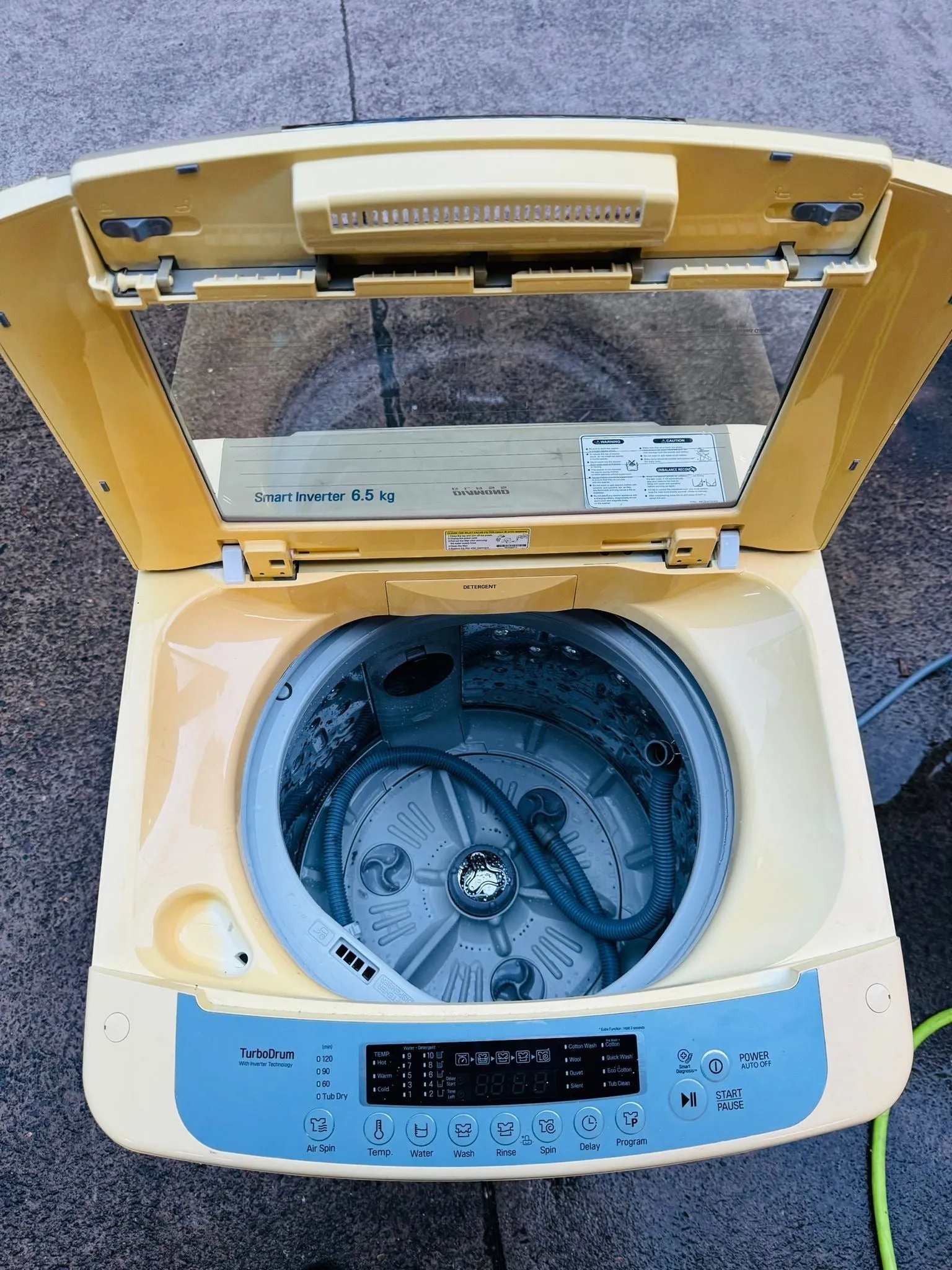 **LG 6.5KGS TOP LOADER WASHING MACHINE**