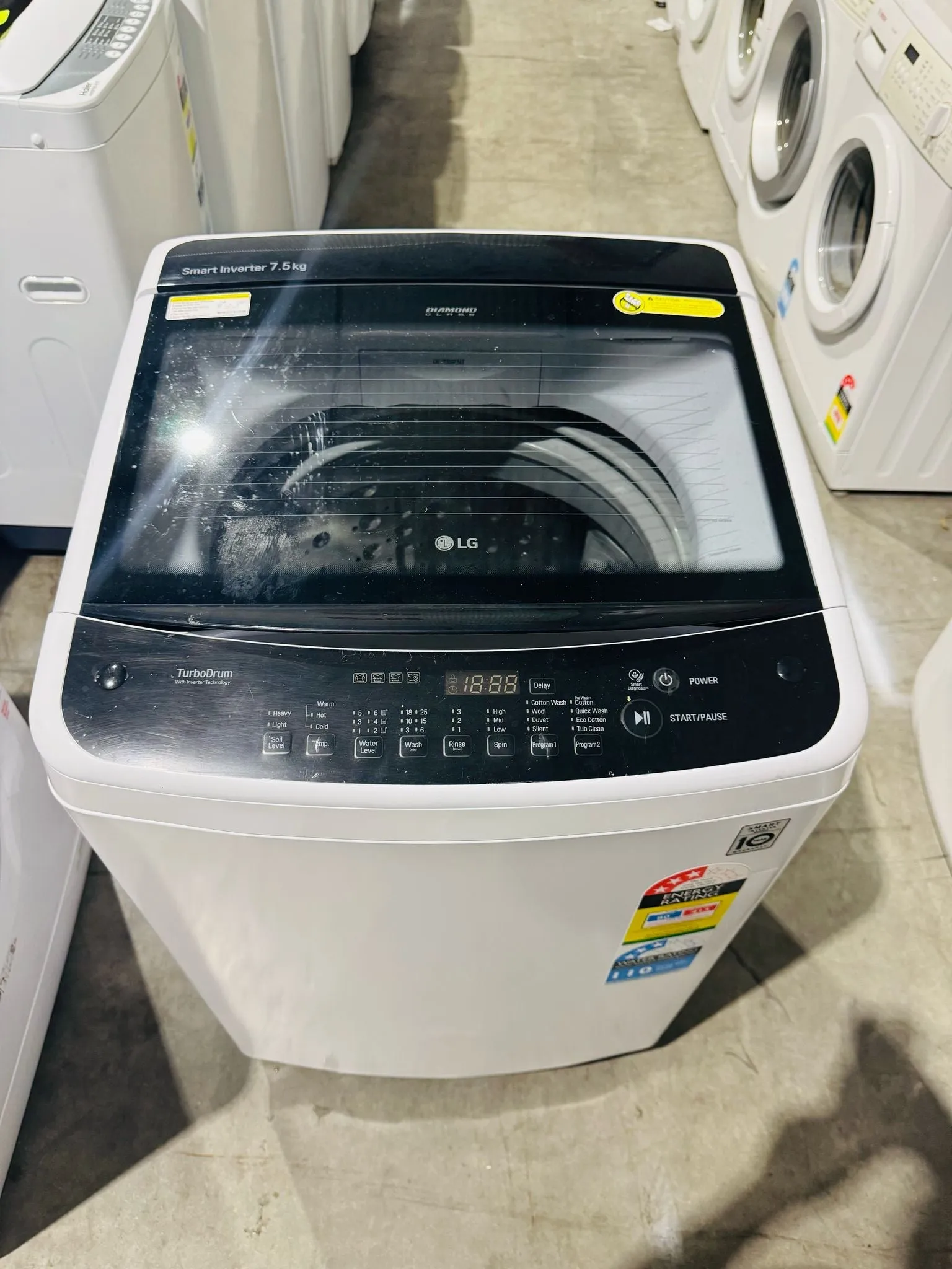 **LG 7.5 KGS TOP LOADER WASHING MACHINE**