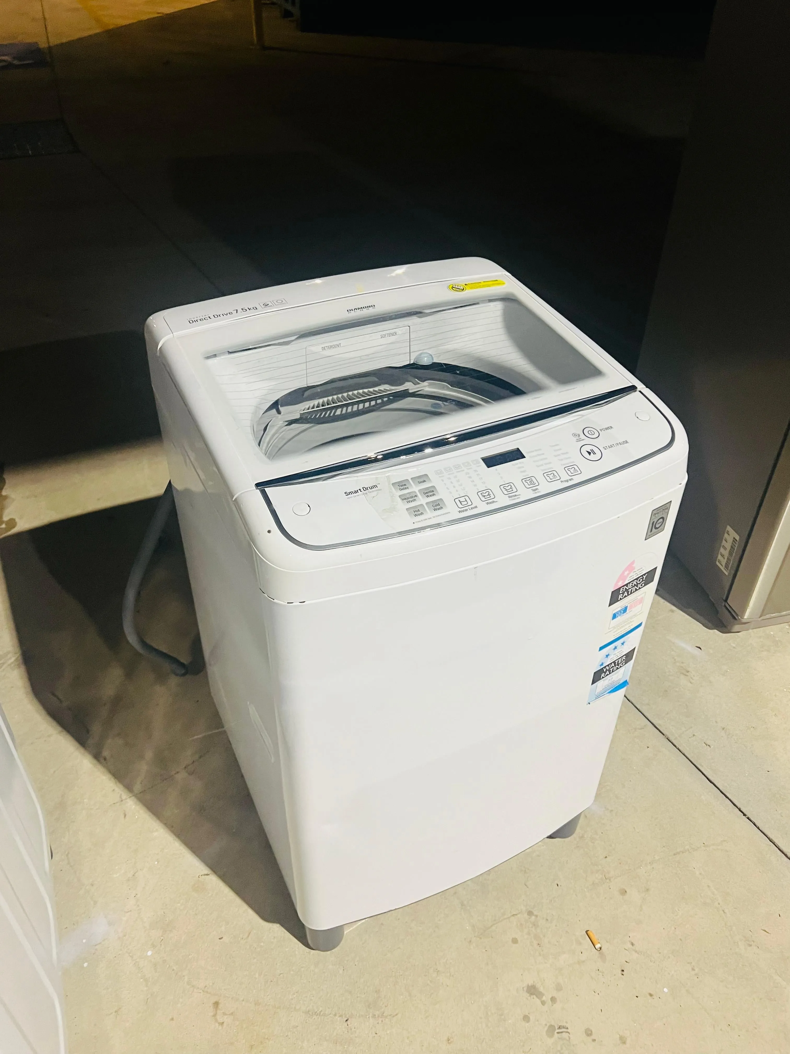 **LG 7.5 KGS TOP LOADER WASHING MACHINE**