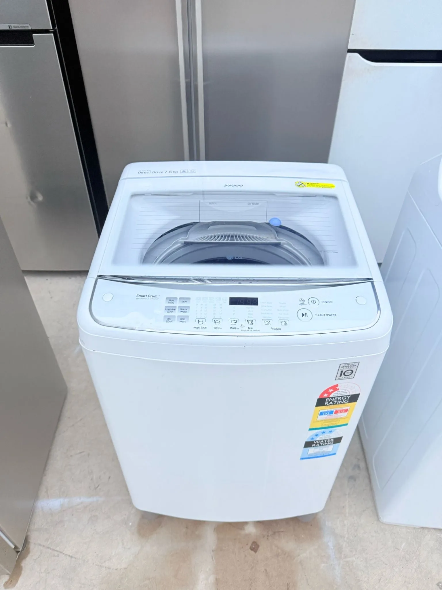 **LG 7.5 KGS TOP LOADER WASHING MACHINE**