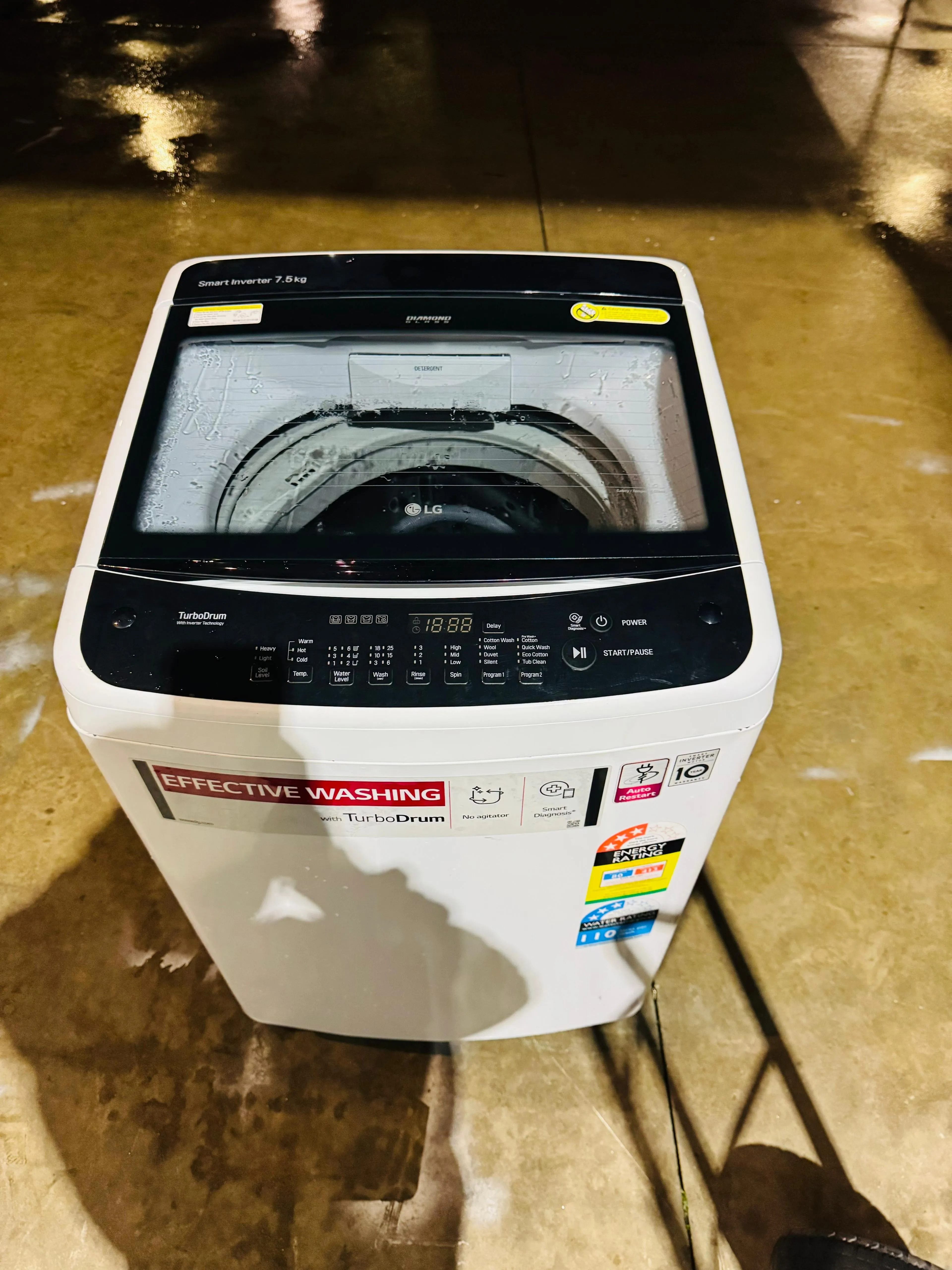 **LG 7.5 KGS TOP LOADER WASHING MACHINE**