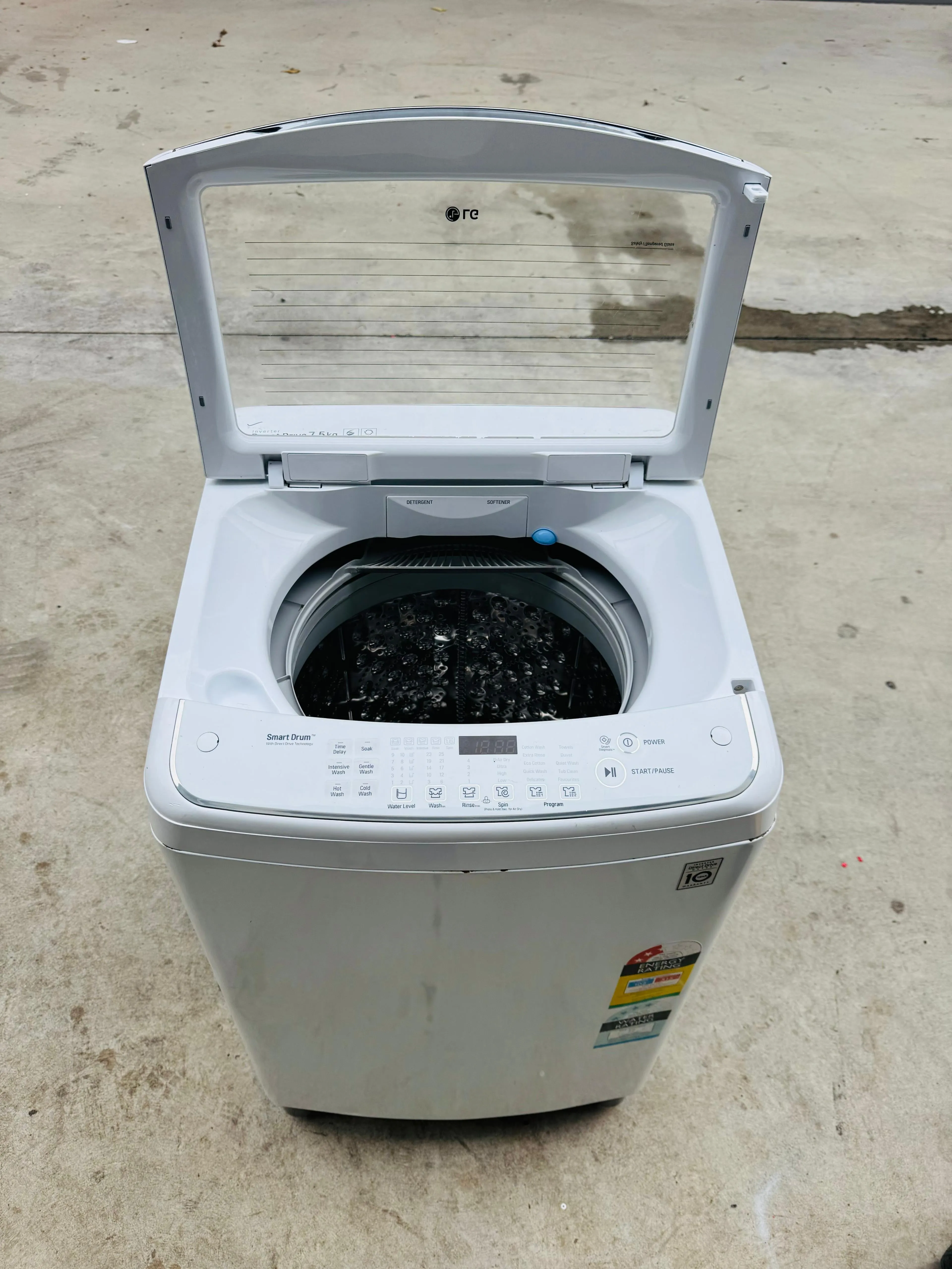 **LG 7.5 KGS TOP LOADER WASHING MACHINE**