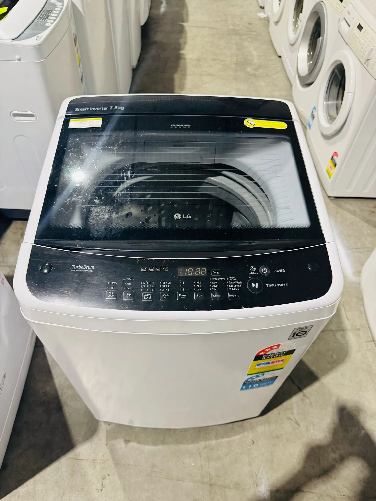 **LG 7.5 KGS TOP LOADER WASHING MACHINE**