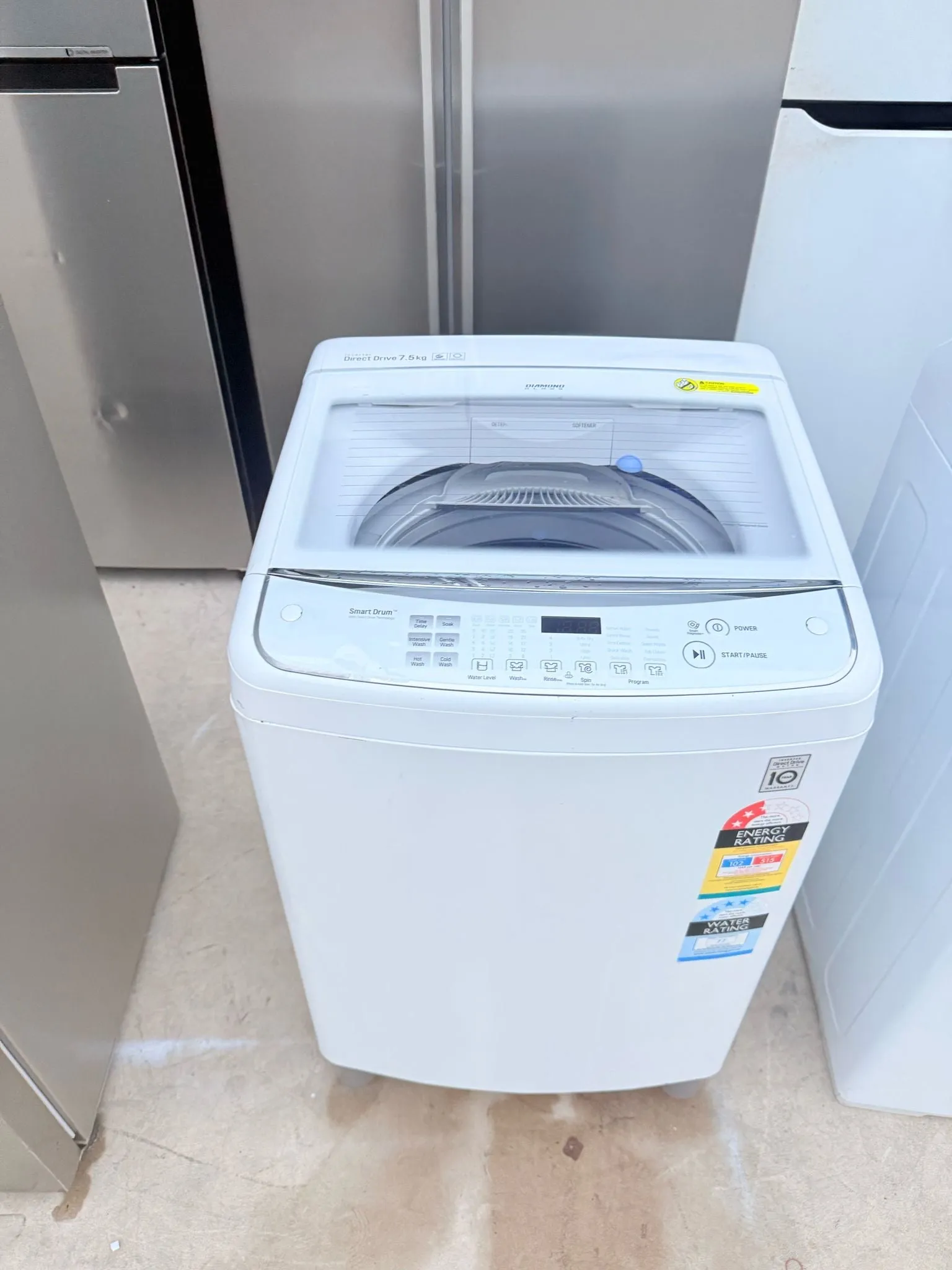 **LG 7.5 KGS TOP LOADER WASHING MACHINE**