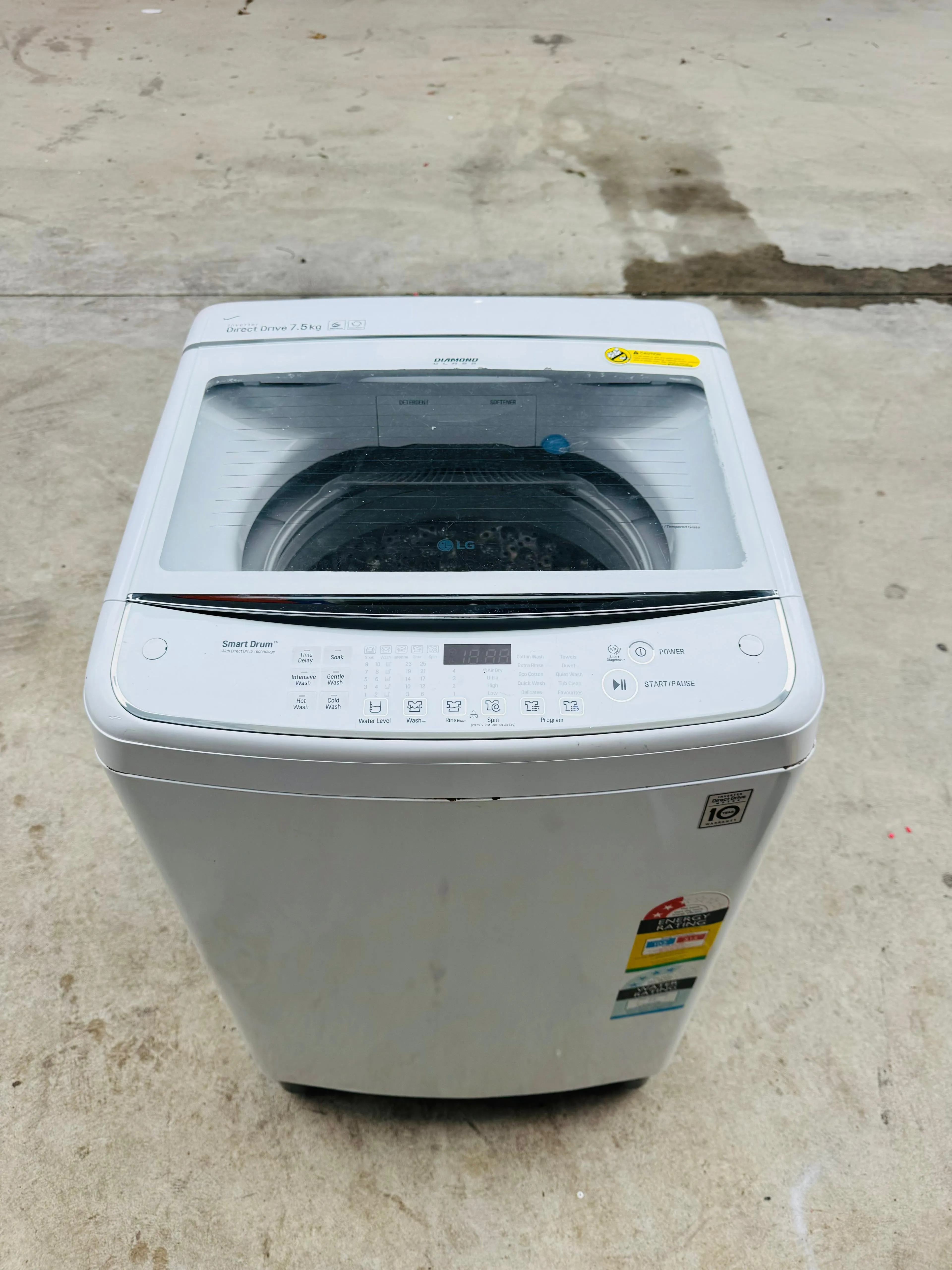 **LG 7.5 KGS TOP LOADER WASHING MACHINE**