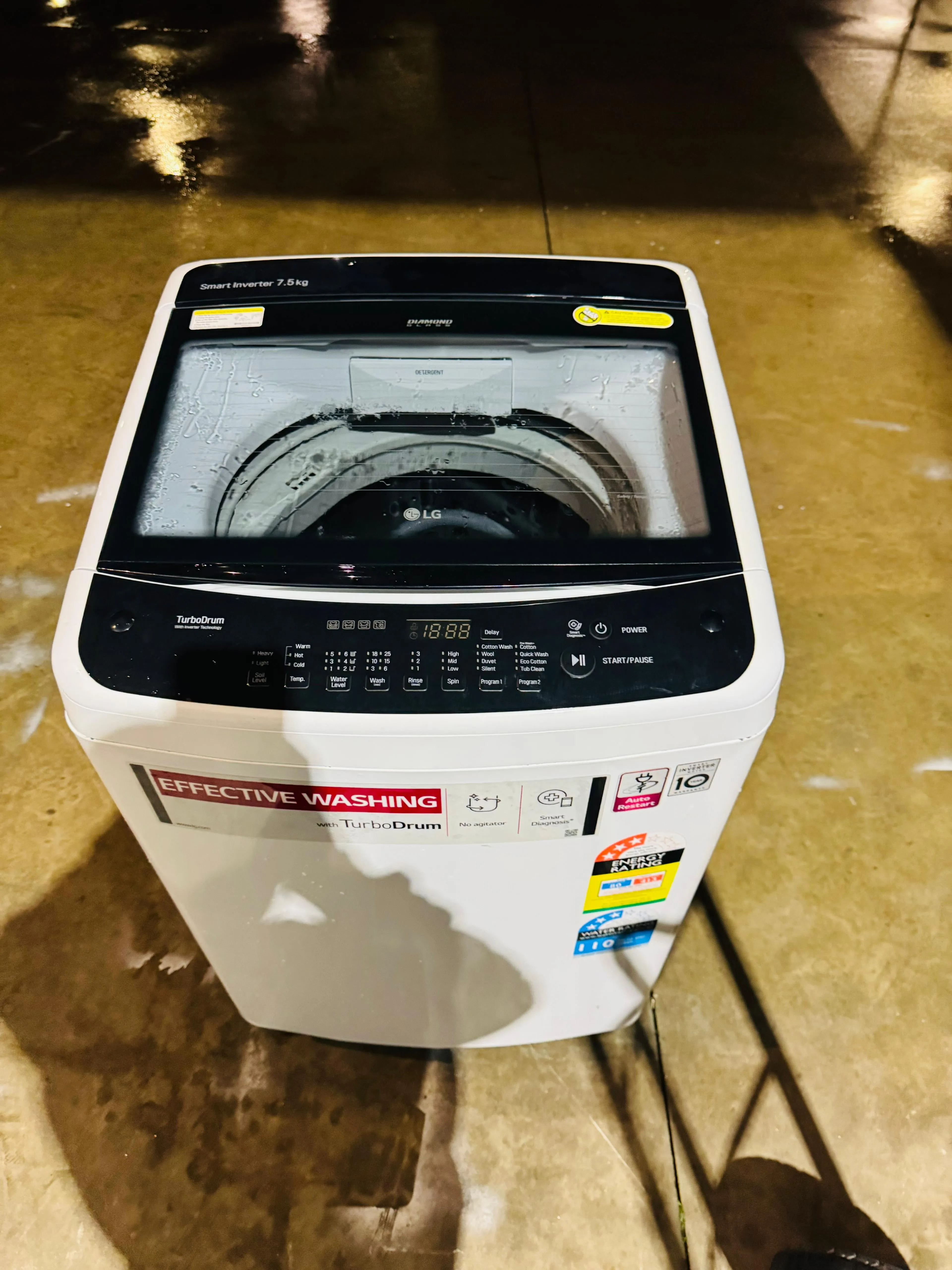 **LG 7.5 KGS TOP LOADER WASHING MACHINE**