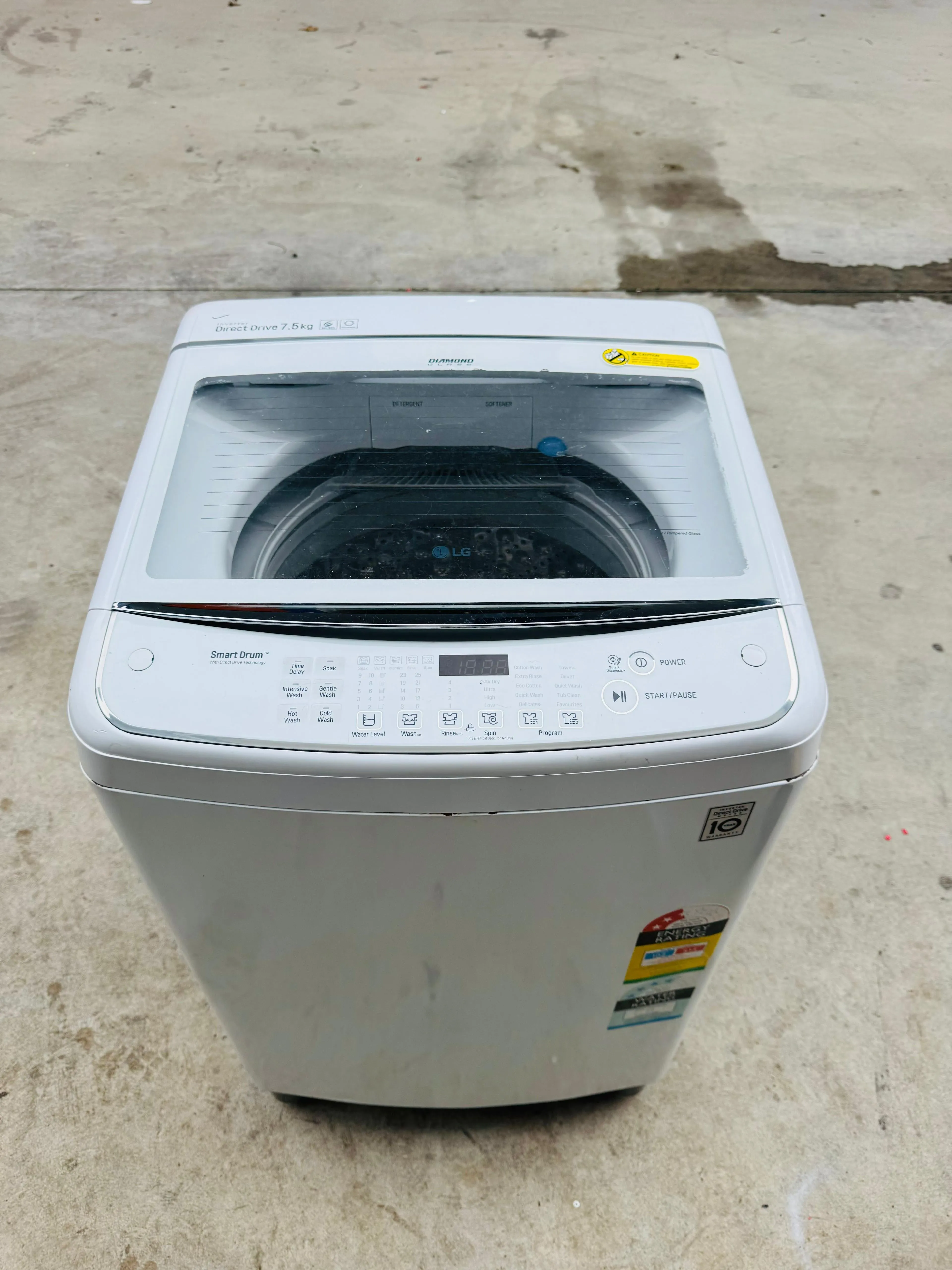 **LG 7.5 KGS TOP LOADER WASHING MACHINE**
