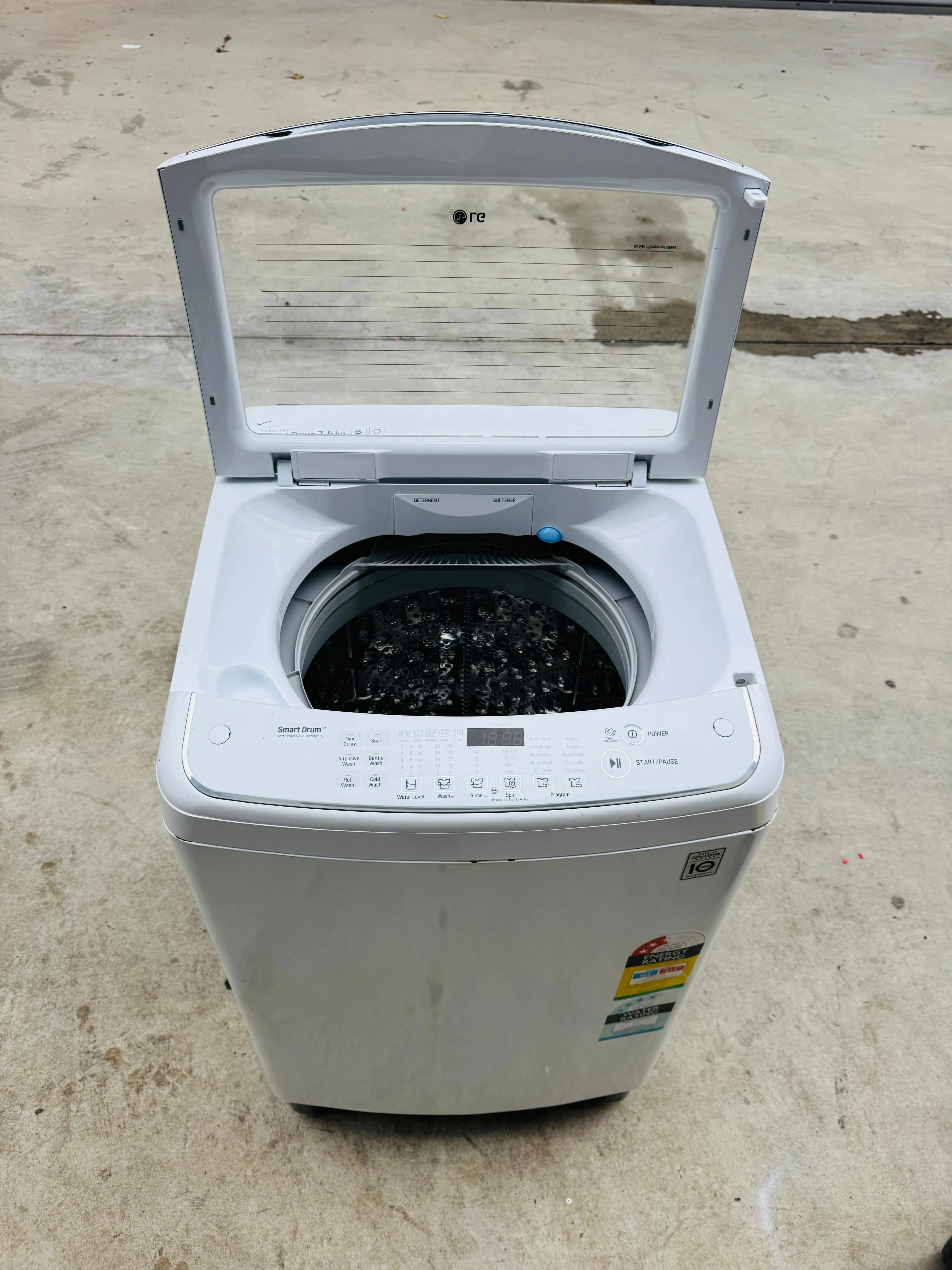 **LG 7.5 KGS TOP LOADER WASHING MACHINE**
