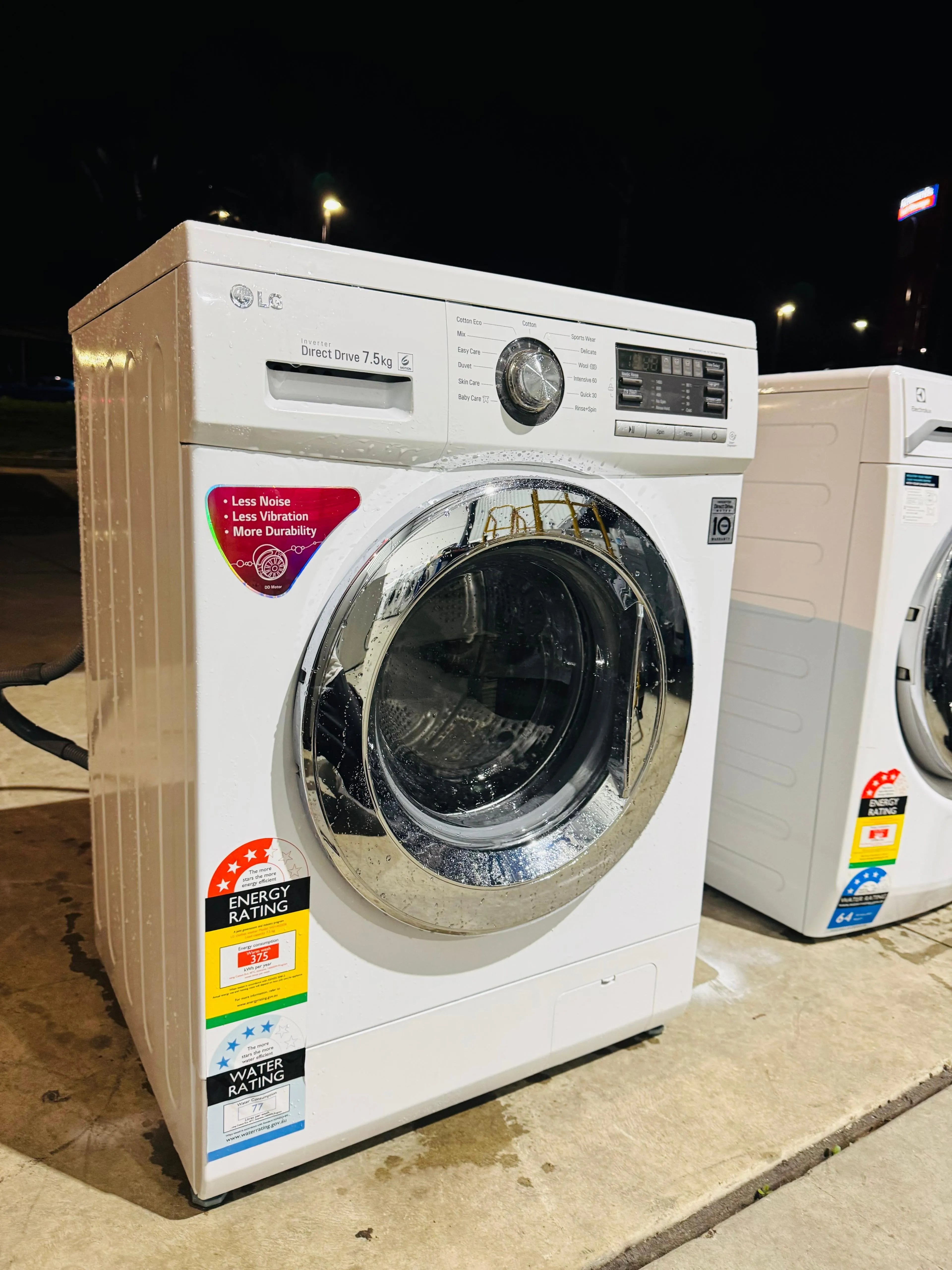 **LG 7.5KGS FRONT LOADER WASHING MACHINE**