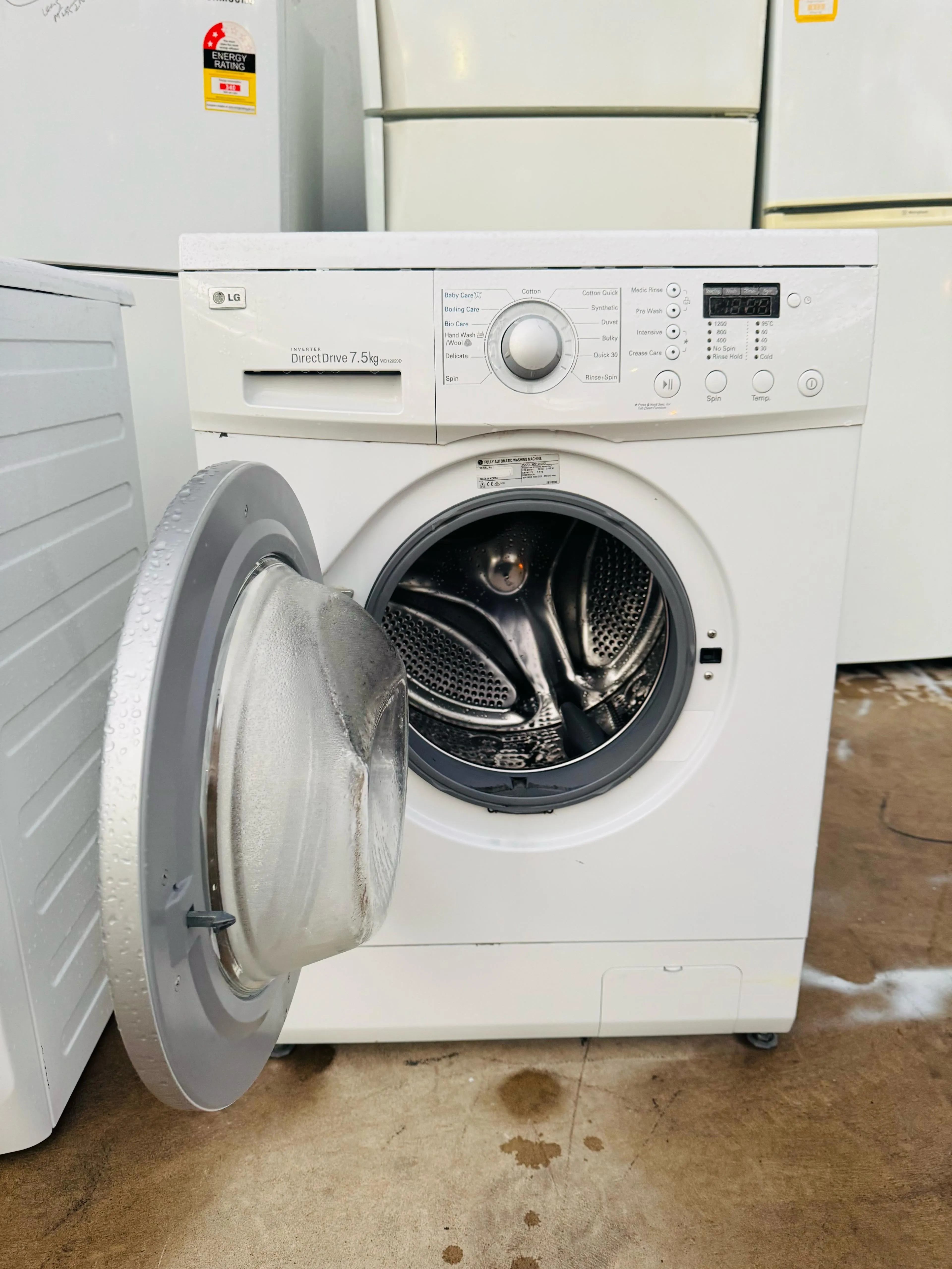 **LG 7.5KGS FRONT LOADER WASHING MACHINE**