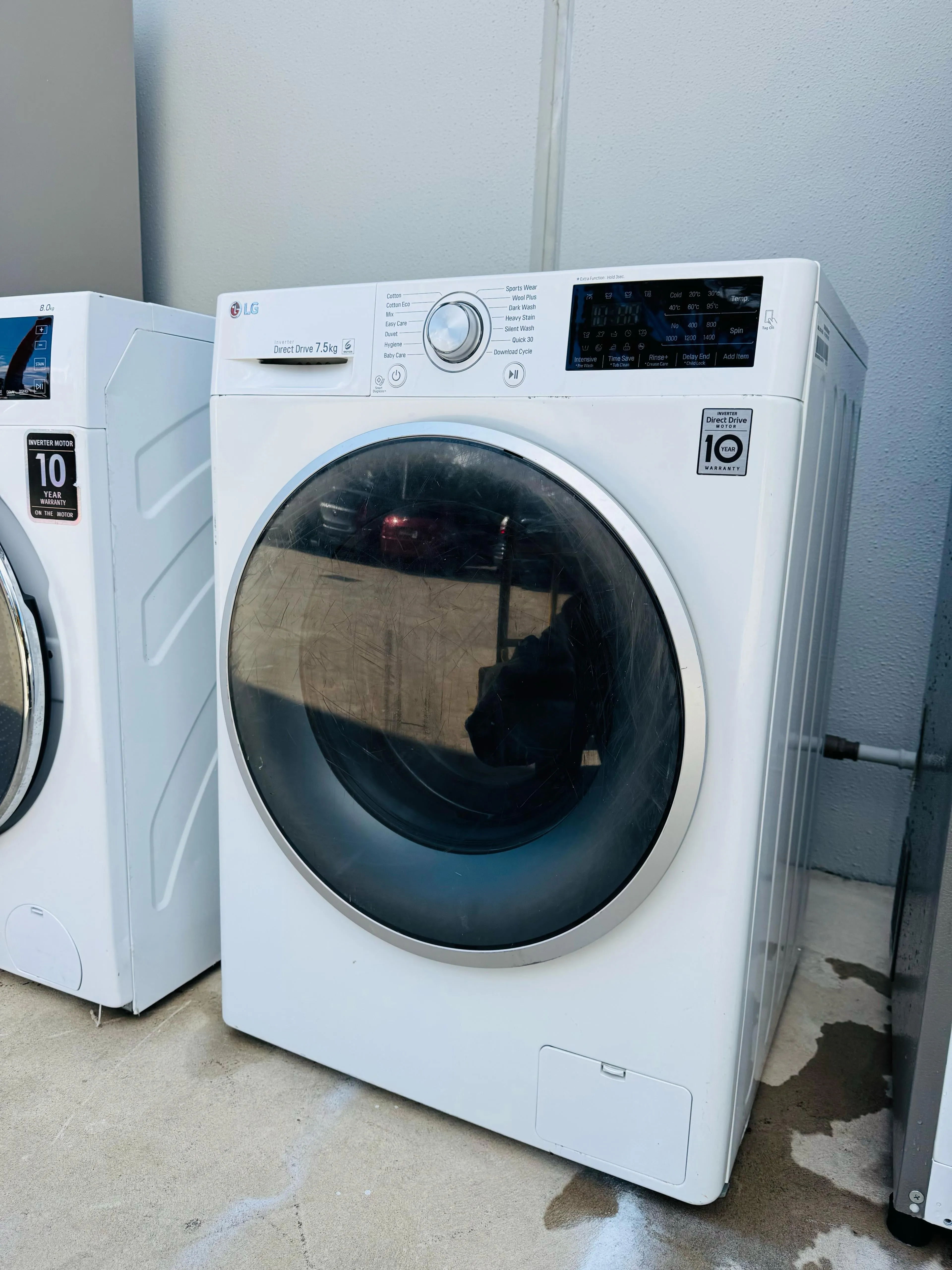 **LG 7.5KGS FRONT LOADER WASHING MACHINE**