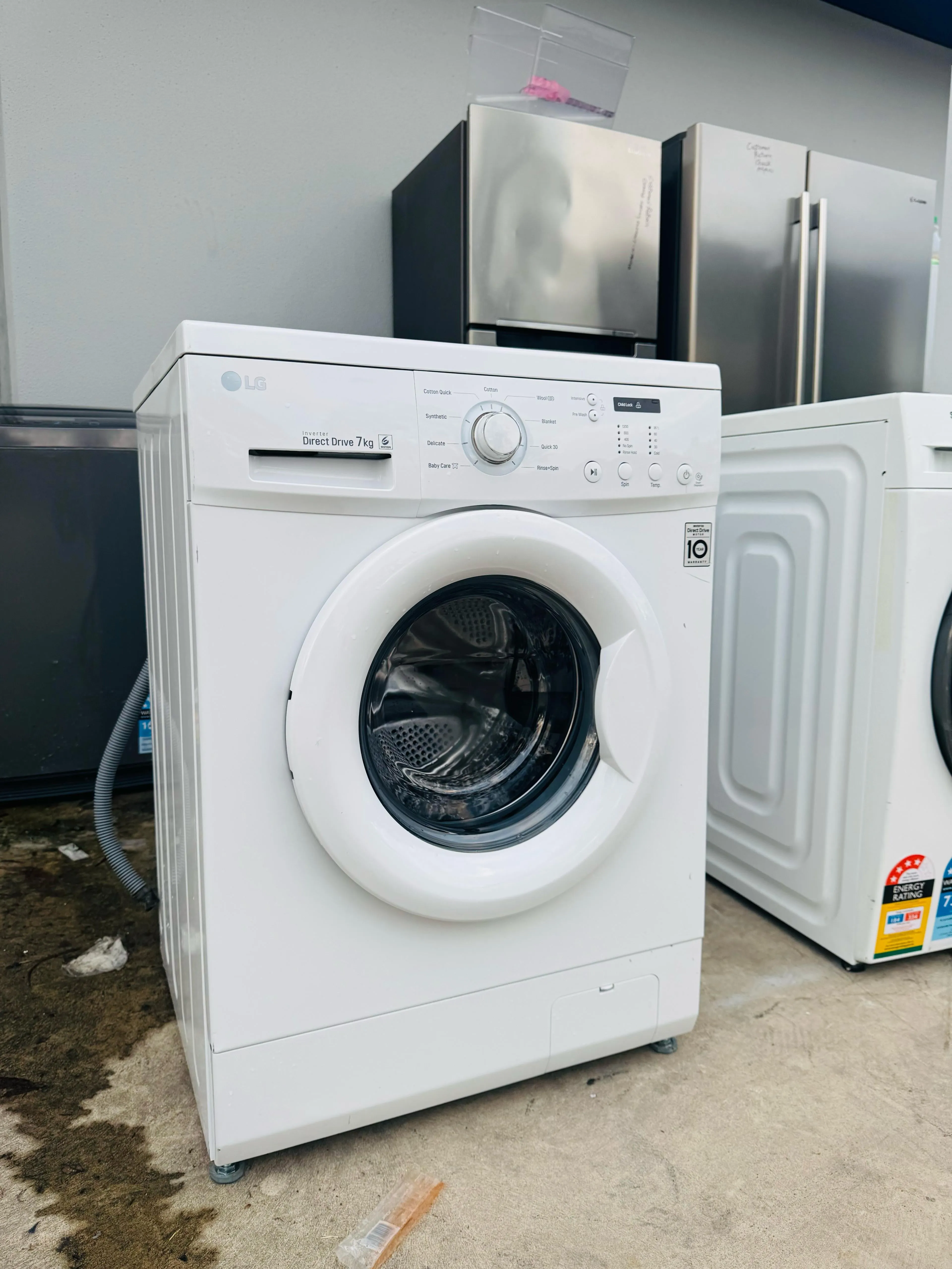 **LG 7KGS FRONT LOADER WASHING MACHINE**