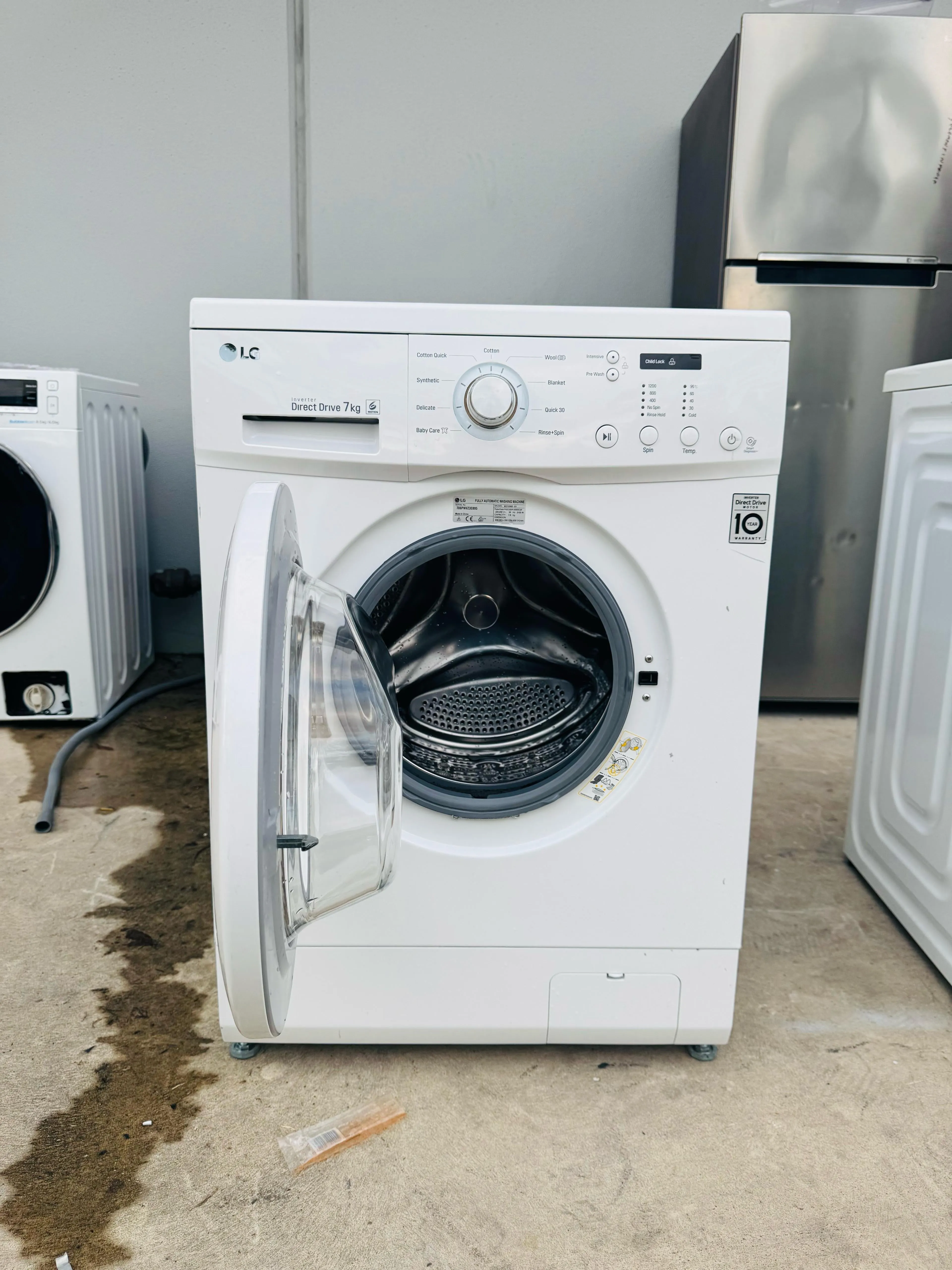 **LG 7KGS FRONT LOADER WASHING MACHINE**