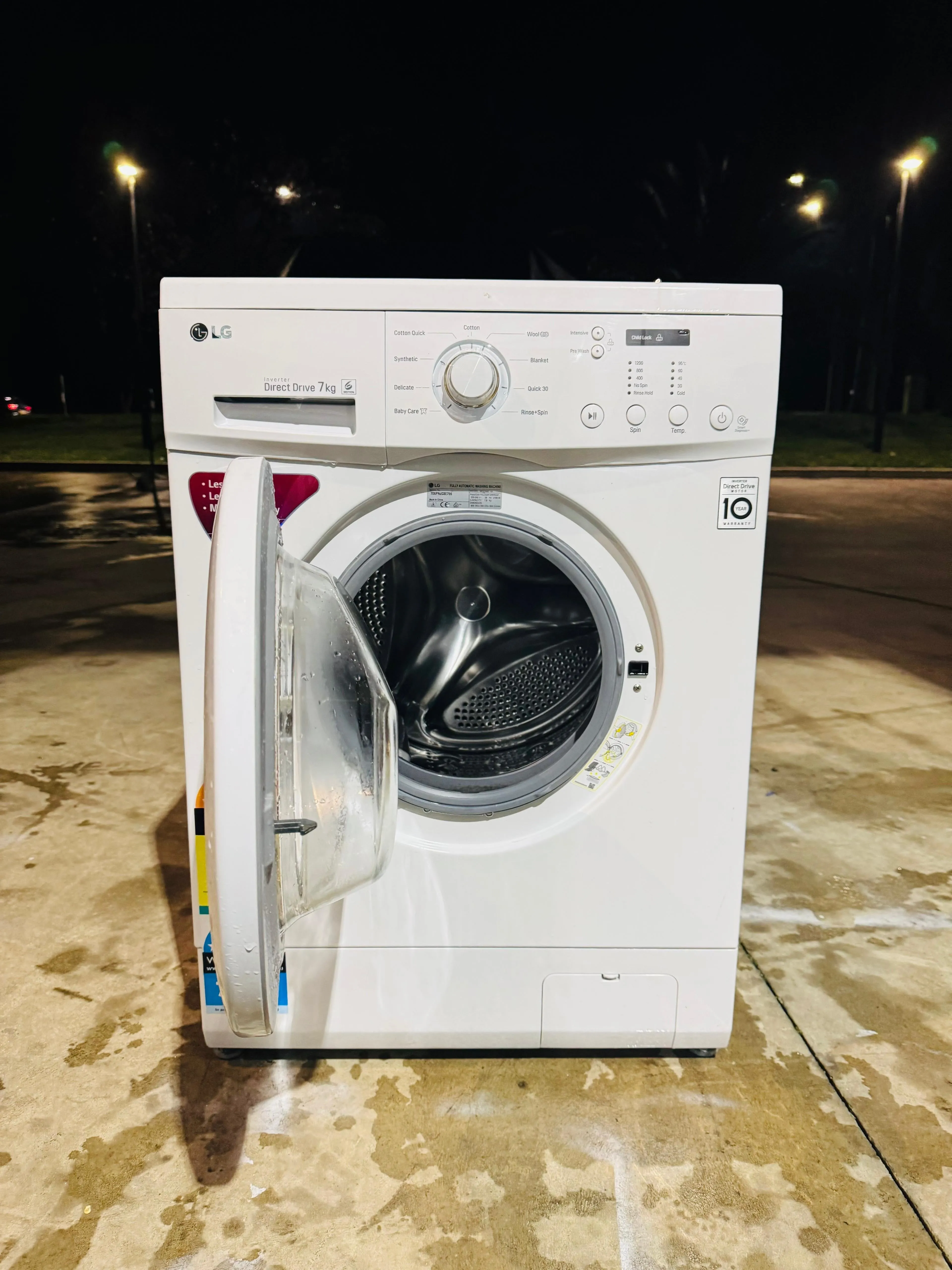 **LG 7KGS FRONT LOADER WASHING MACHINE**