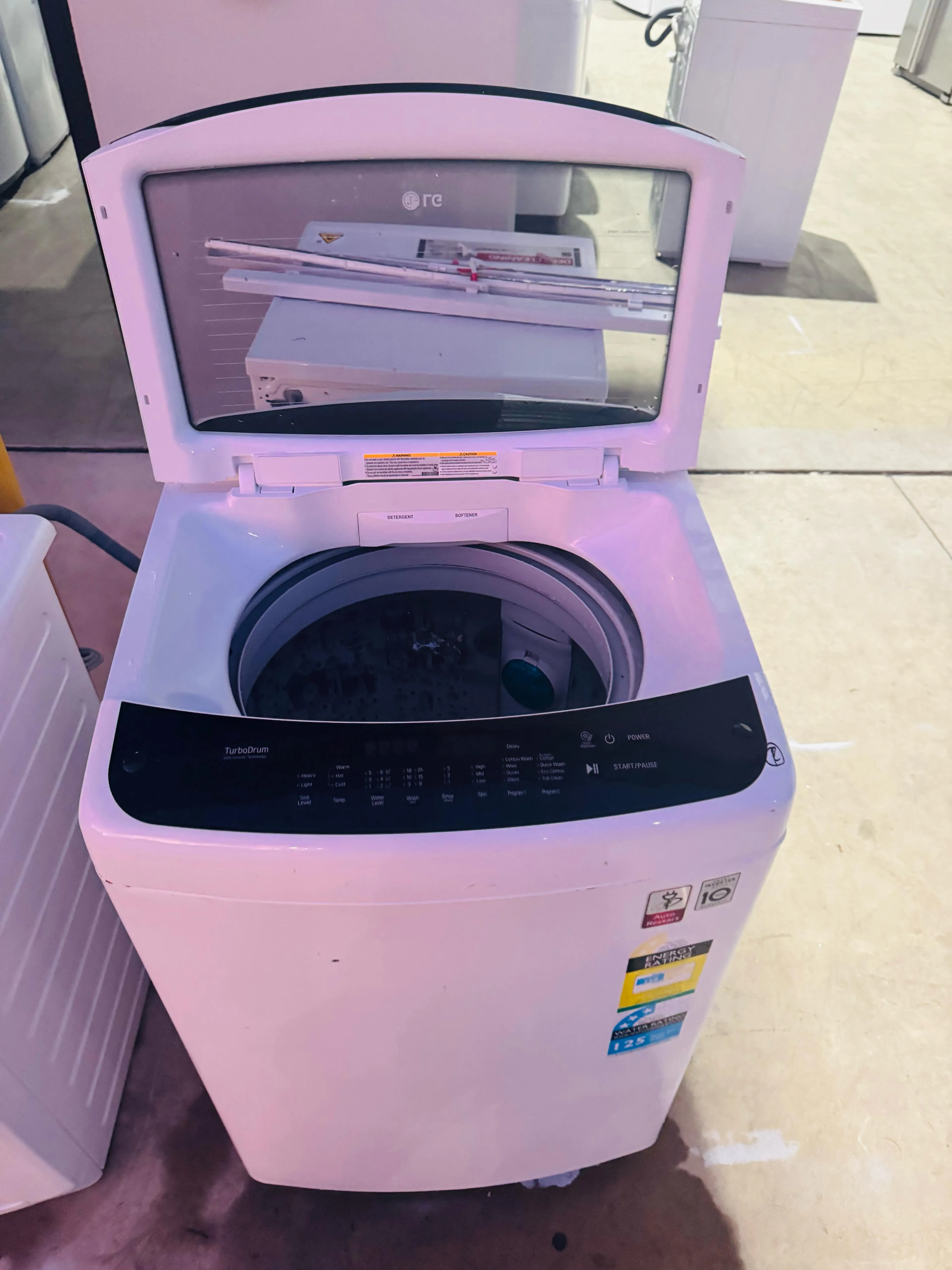 **LG 8.5 KGS TOP LOADER WASHING MACHINE** FREE DELIVERY