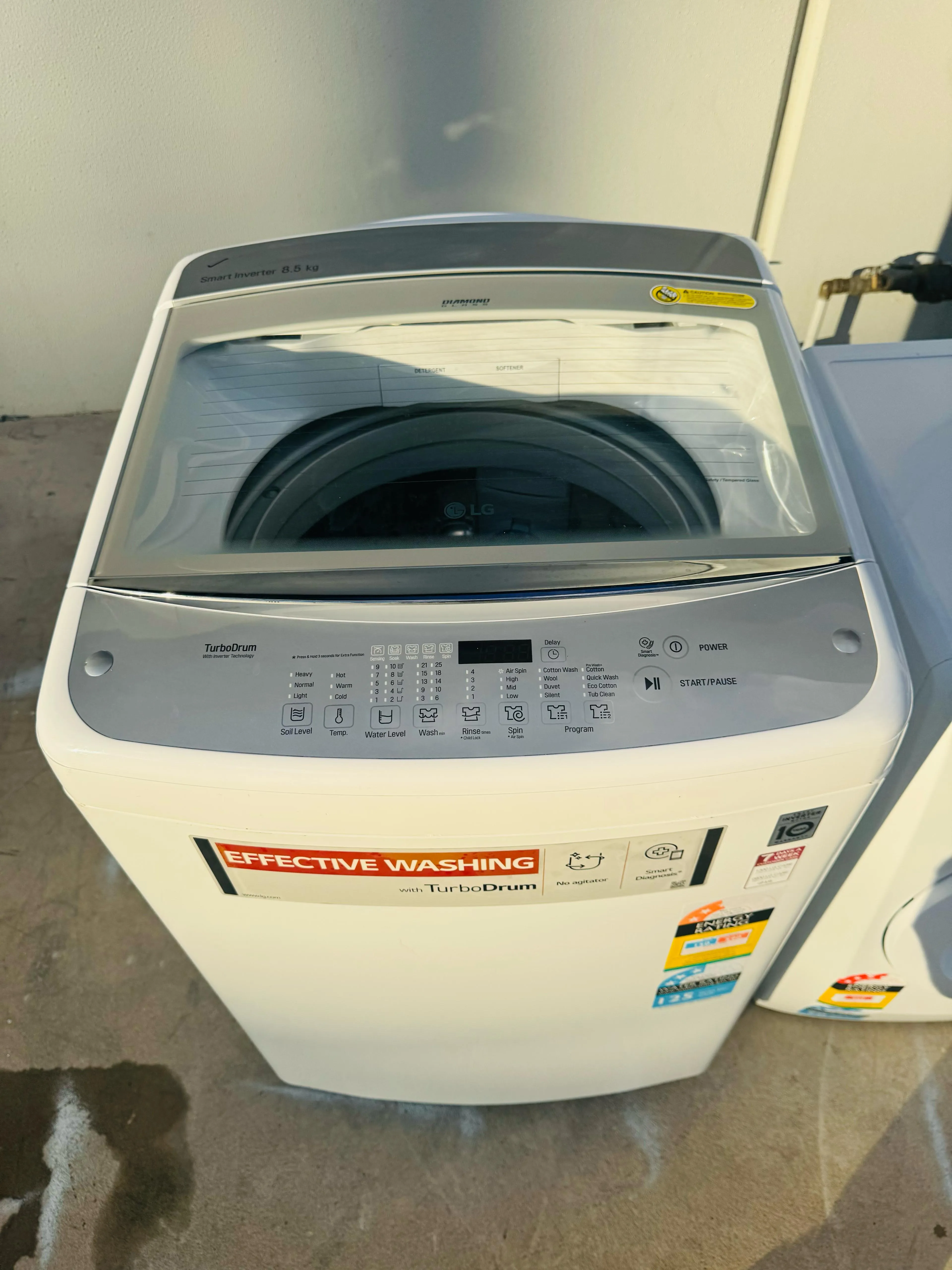 **LG 8.5 KGS TOP LOADER WASHING MACHINE** FREE DELIVERY