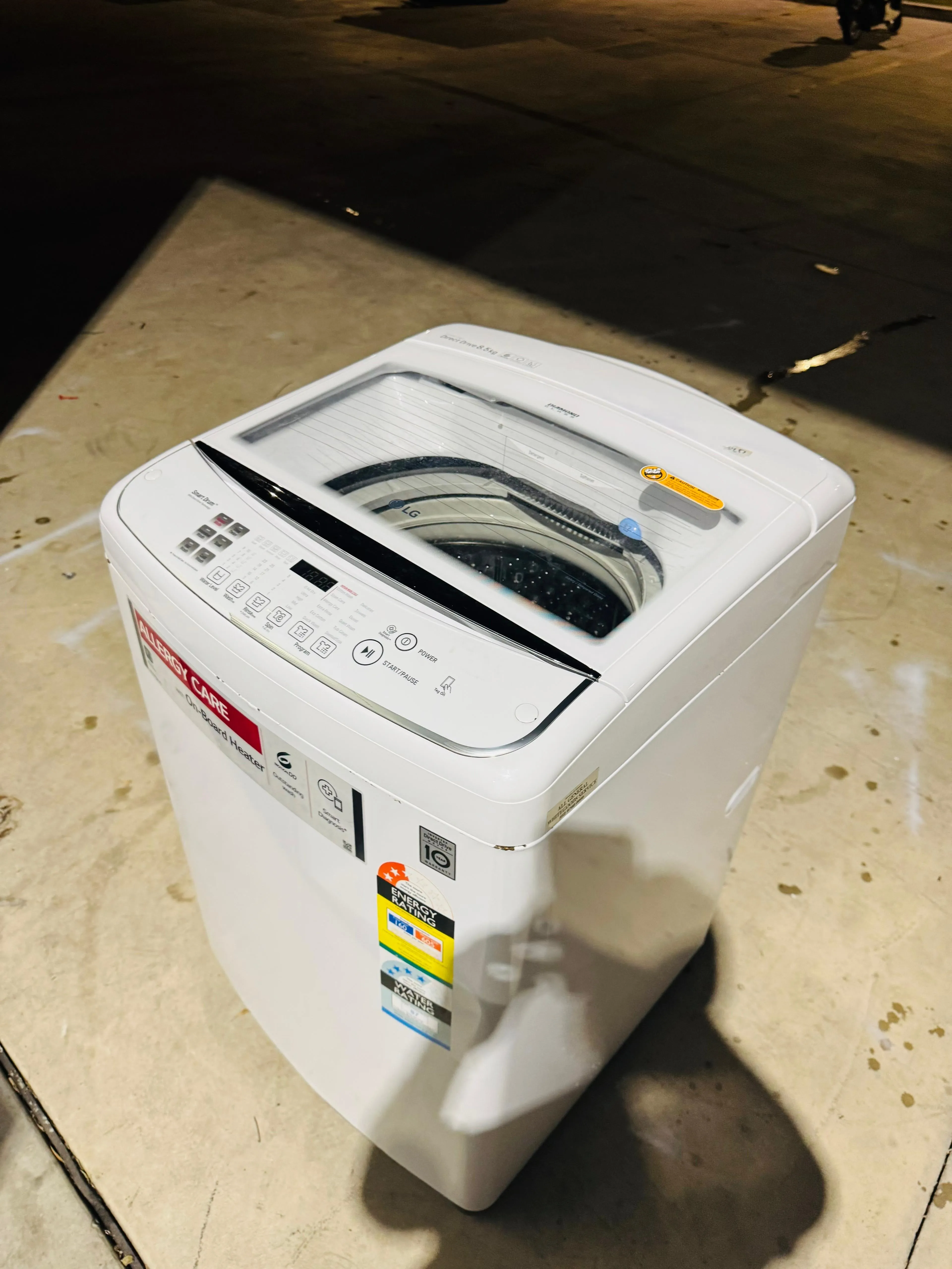 **LG 8.5 KGS TOP LOADER WASHING MACHINE**