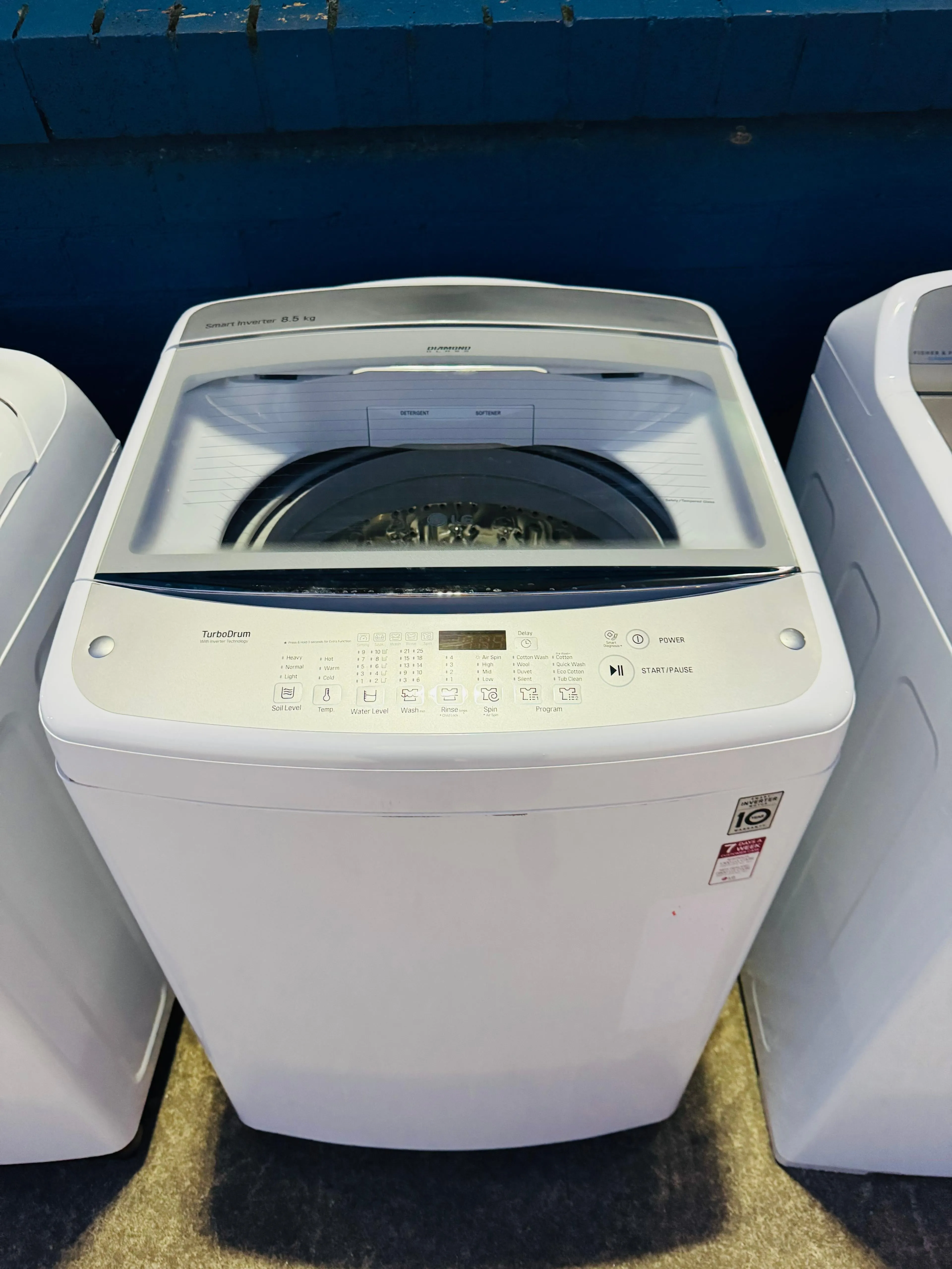 **LG 8.5 KGS TOP LOADER WASHING MACHINE**