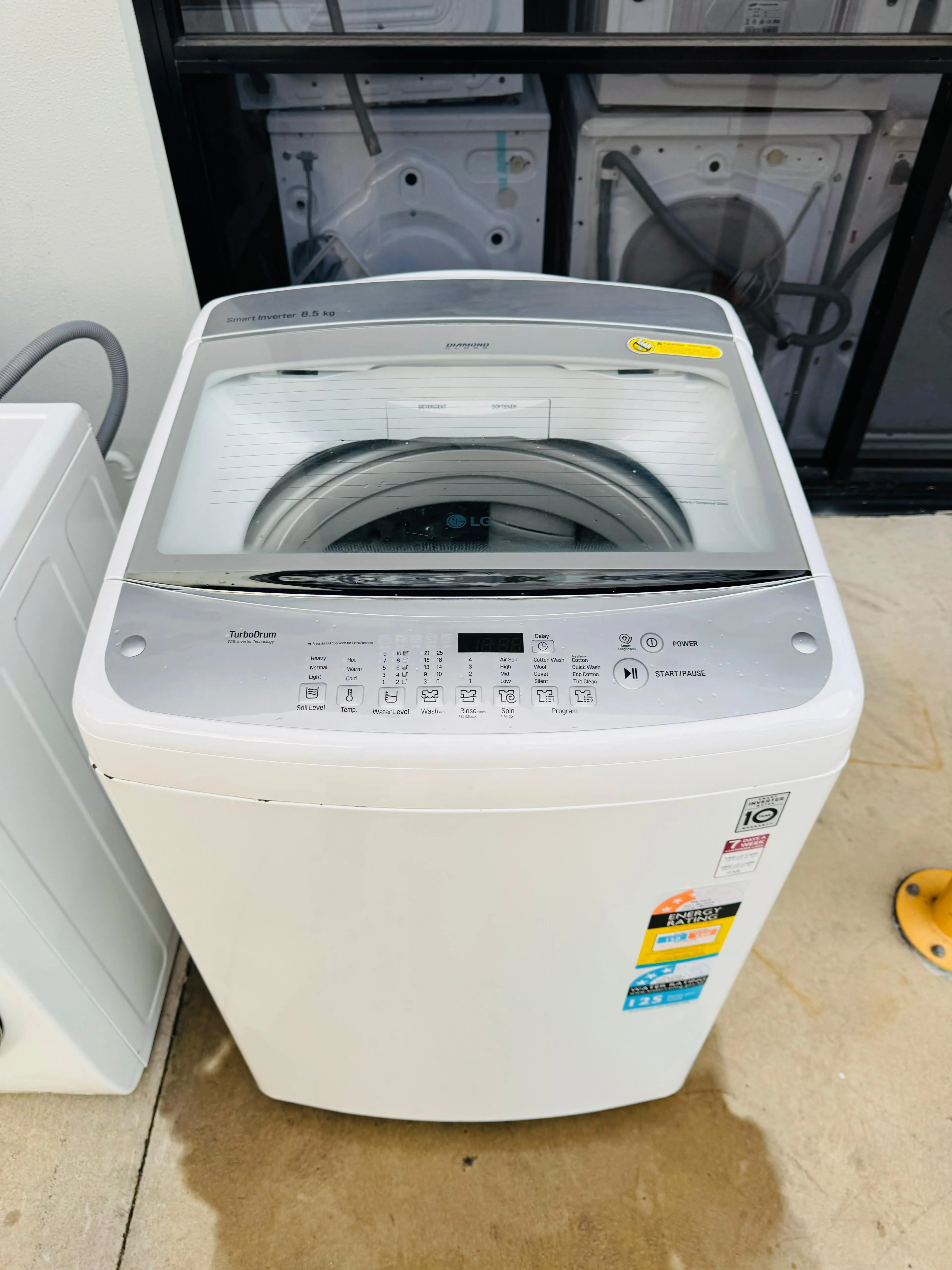 **LG 8.5 KGS TOP LOADER WASHING MACHINE**