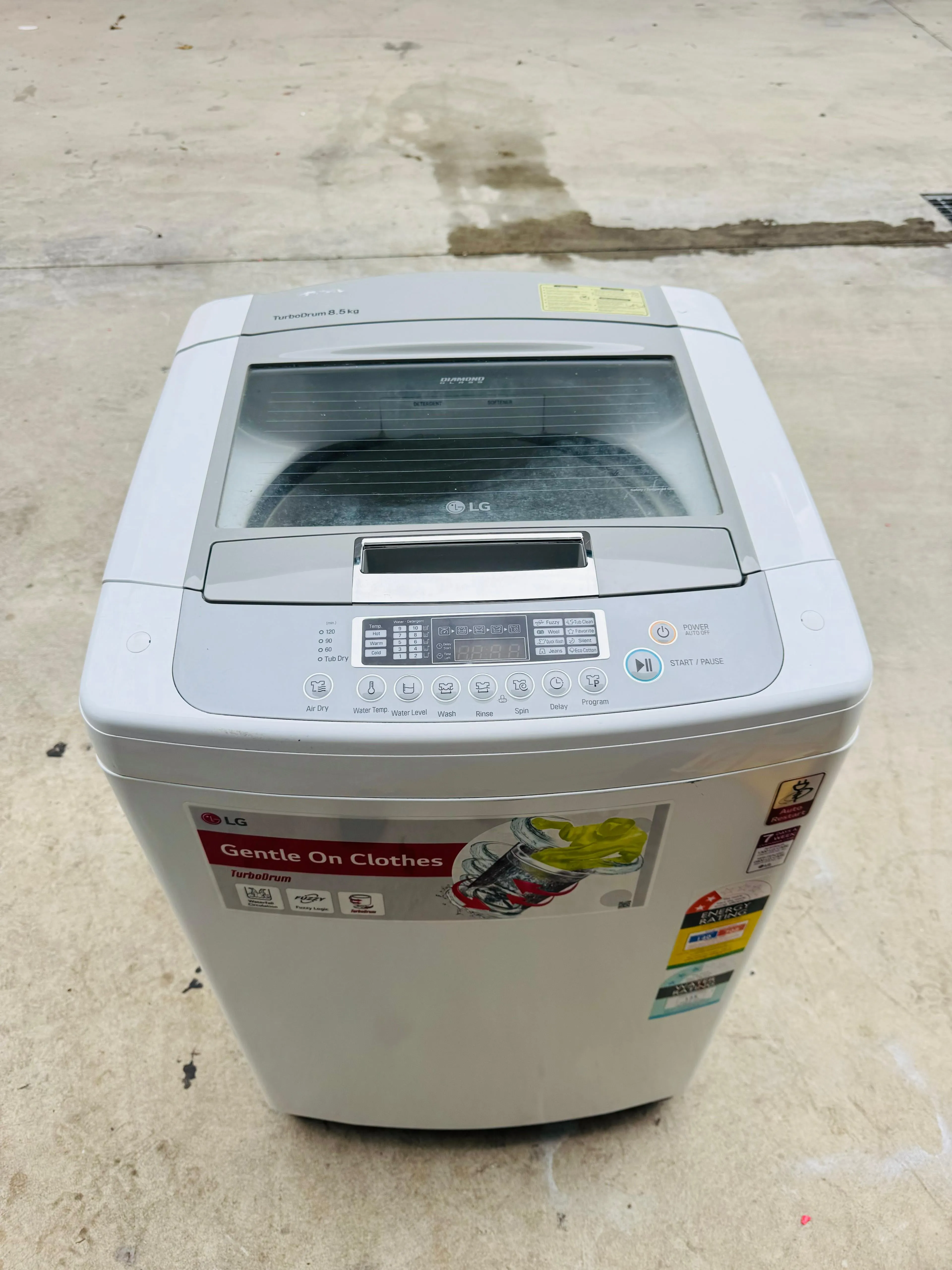 **LG 8.5 KGS TOP LOADER WASHING MACHINE**