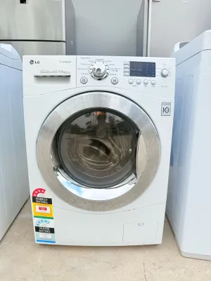 **LG 8.5KGS FRONT LOADER WASHING MACHINE & 4.5KGS DRYER COMBO**