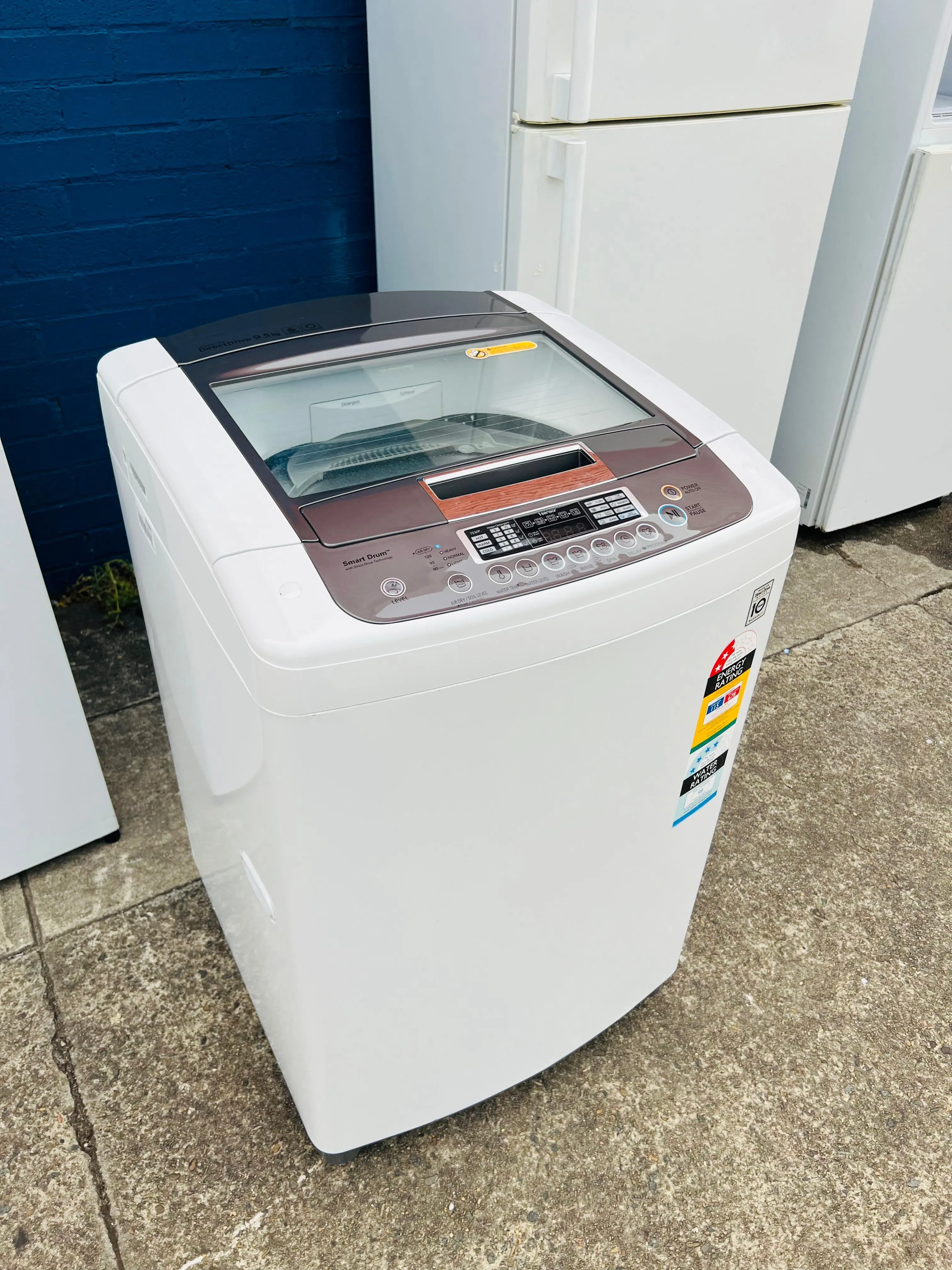 **LG 9.5 KGS TOP LOADER WASHING MACHINE**