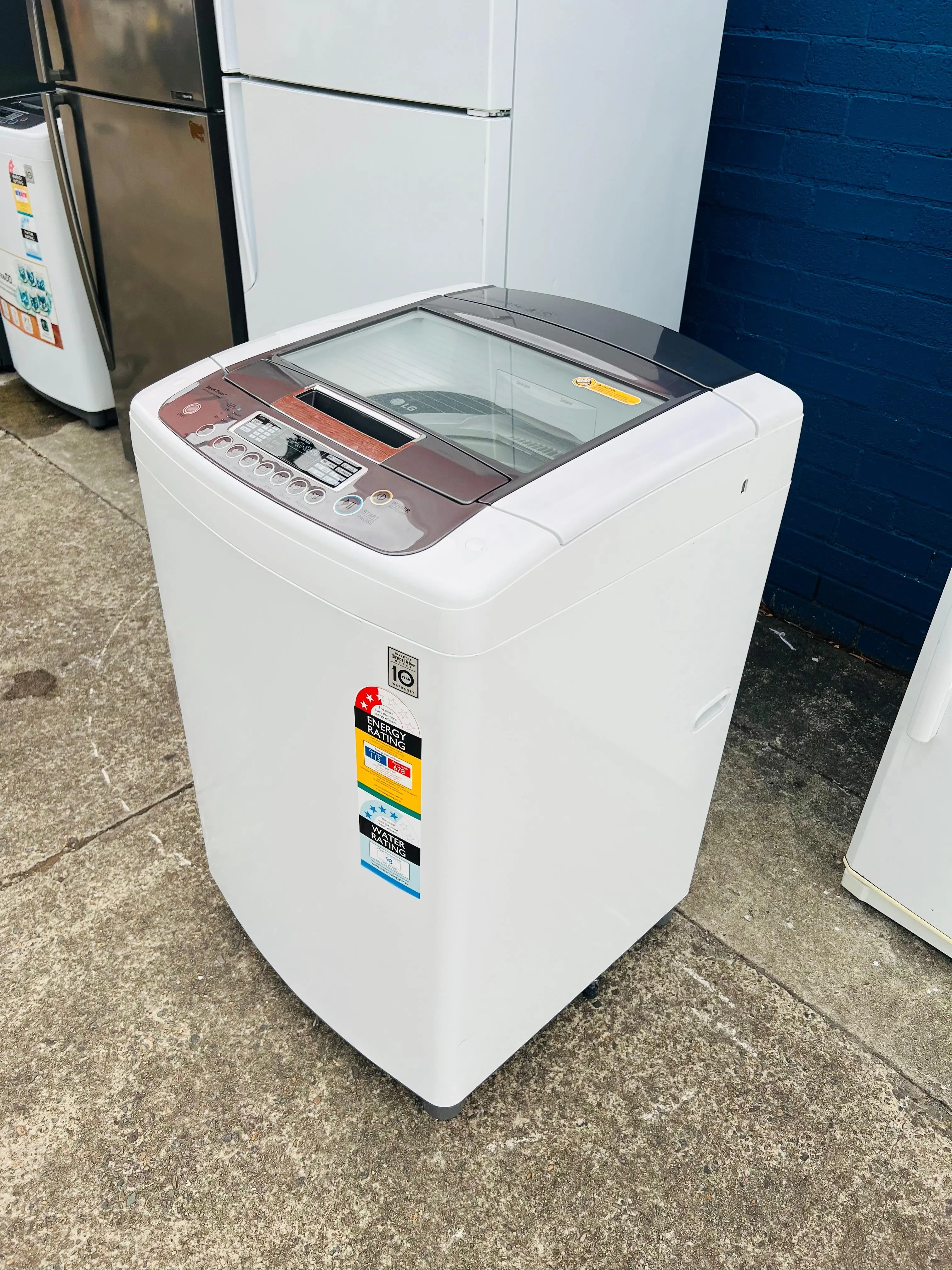 **LG 9.5 KGS TOP LOADER WASHING MACHINE**