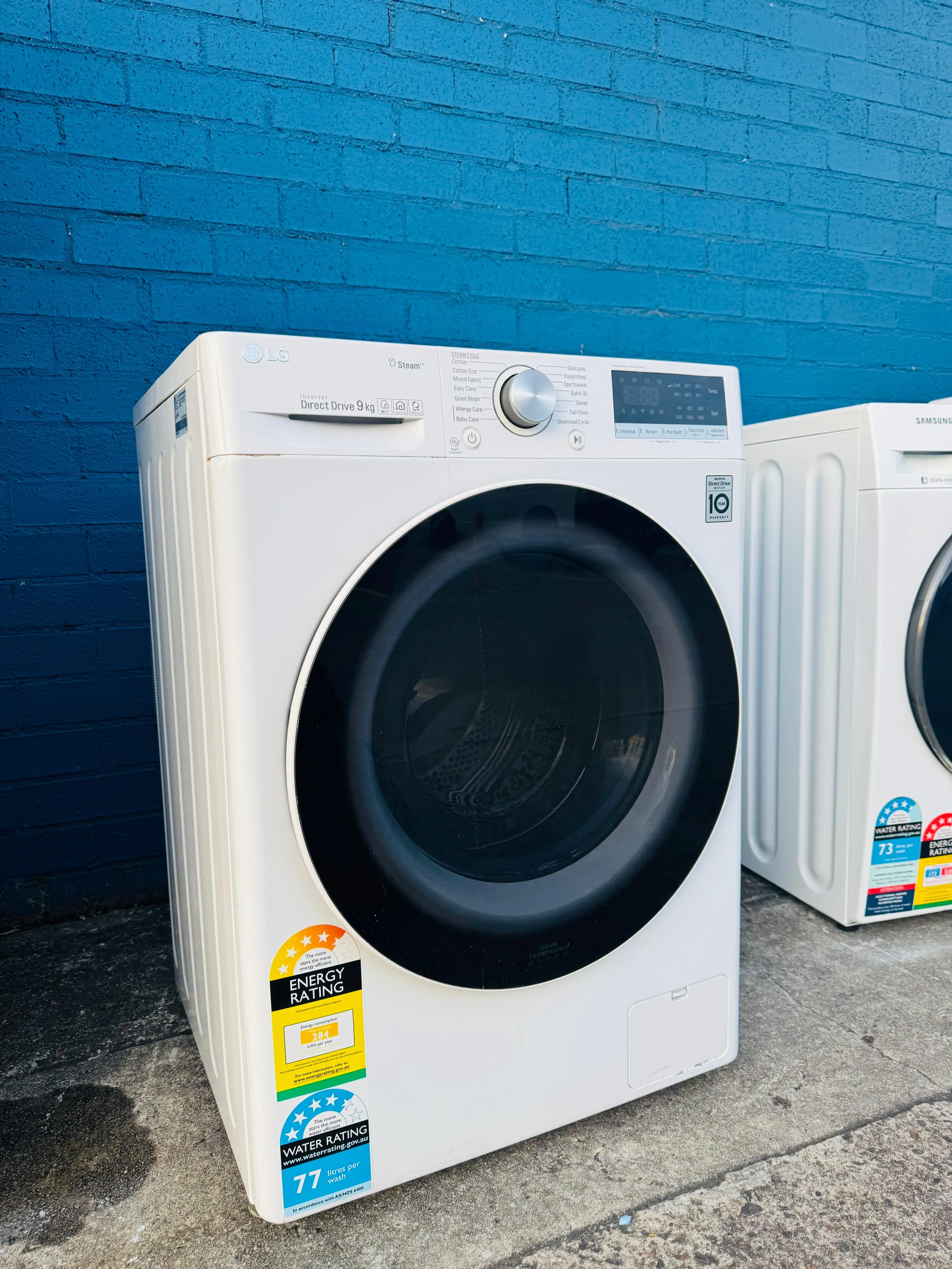 **LG 9KGS FRONT LOADER WASHING MACHINE**