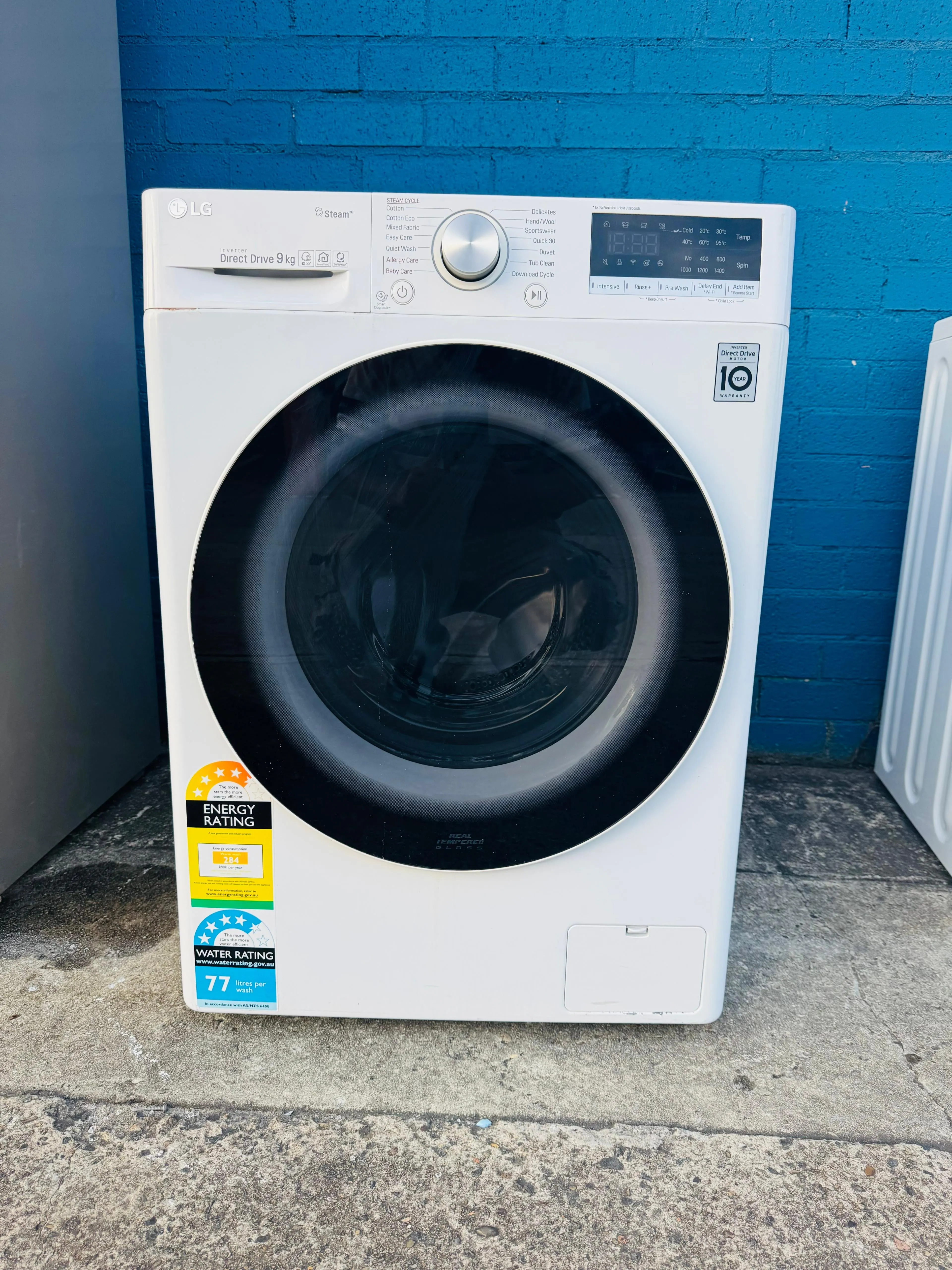 **LG 9KGS FRONT LOADER WASHING MACHINE**