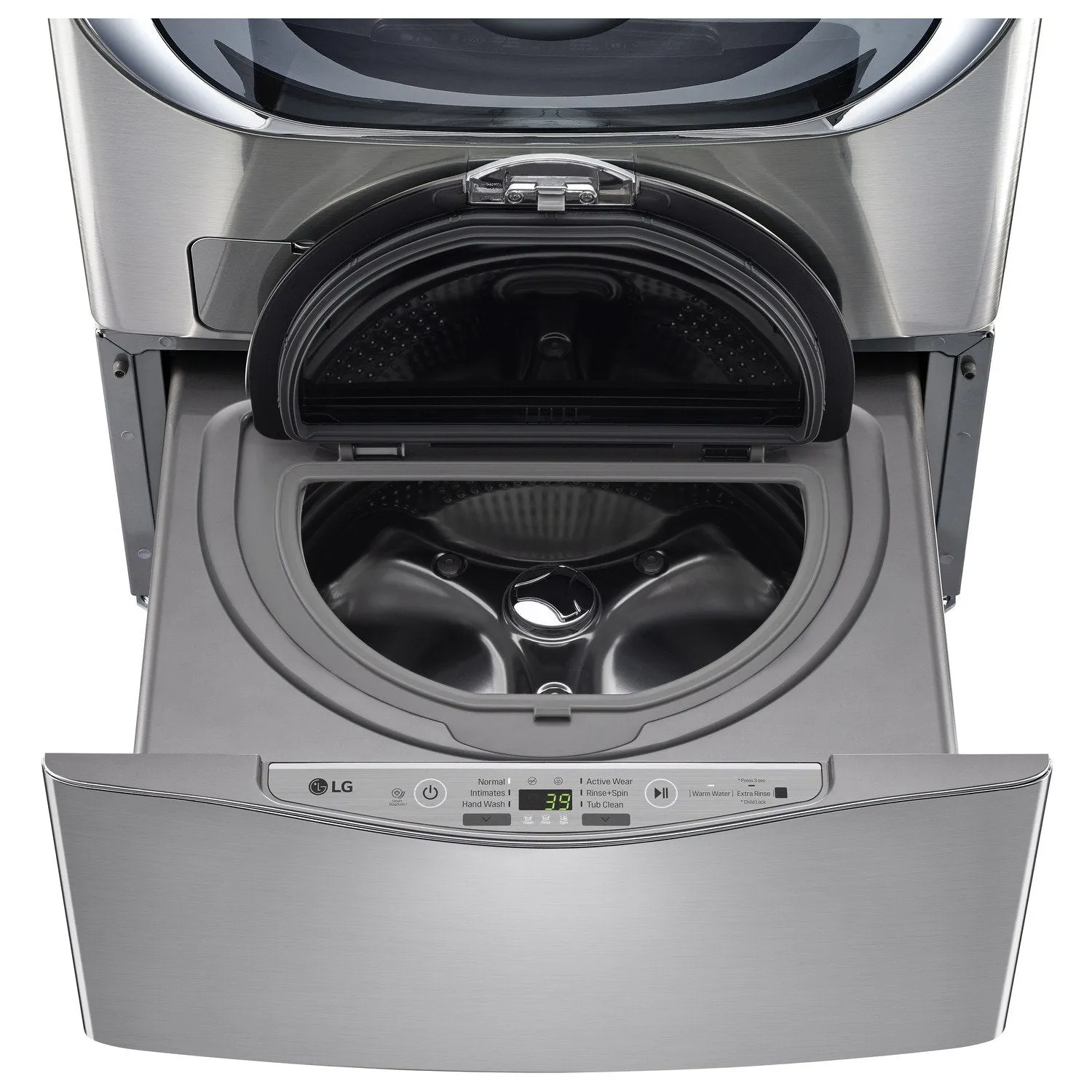LG Appliances Graphite Steel Sidekick Pedestal Washer (1.1 Cu. Ft.) - WD200CV
