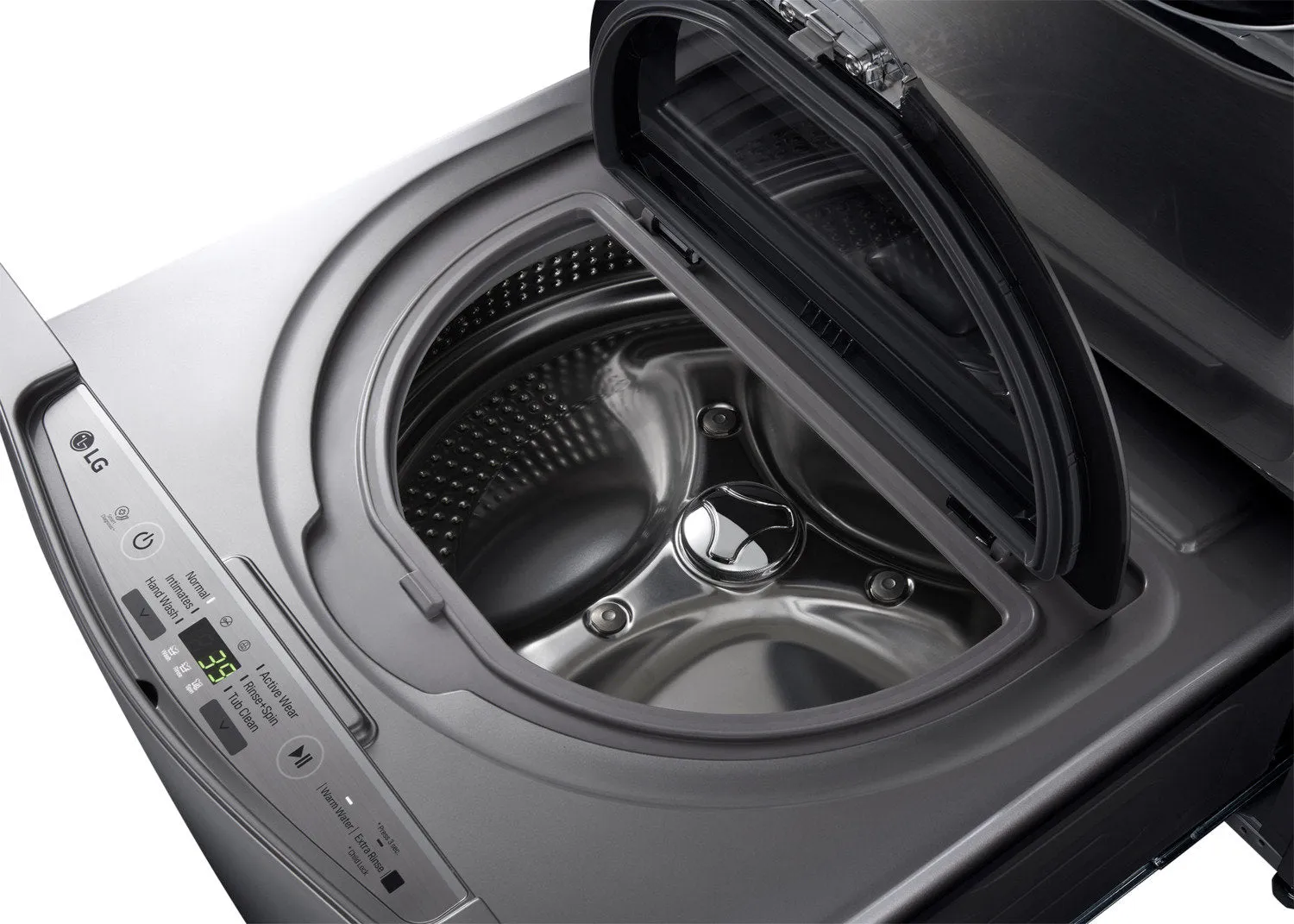 LG Appliances Graphite Steel Sidekick Pedestal Washer (1.1 Cu. Ft.) - WD200CV