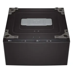 LG Black Steel 27'' LG SideKick Pedestal Washer (1 Cu. Ft) - WD300CB