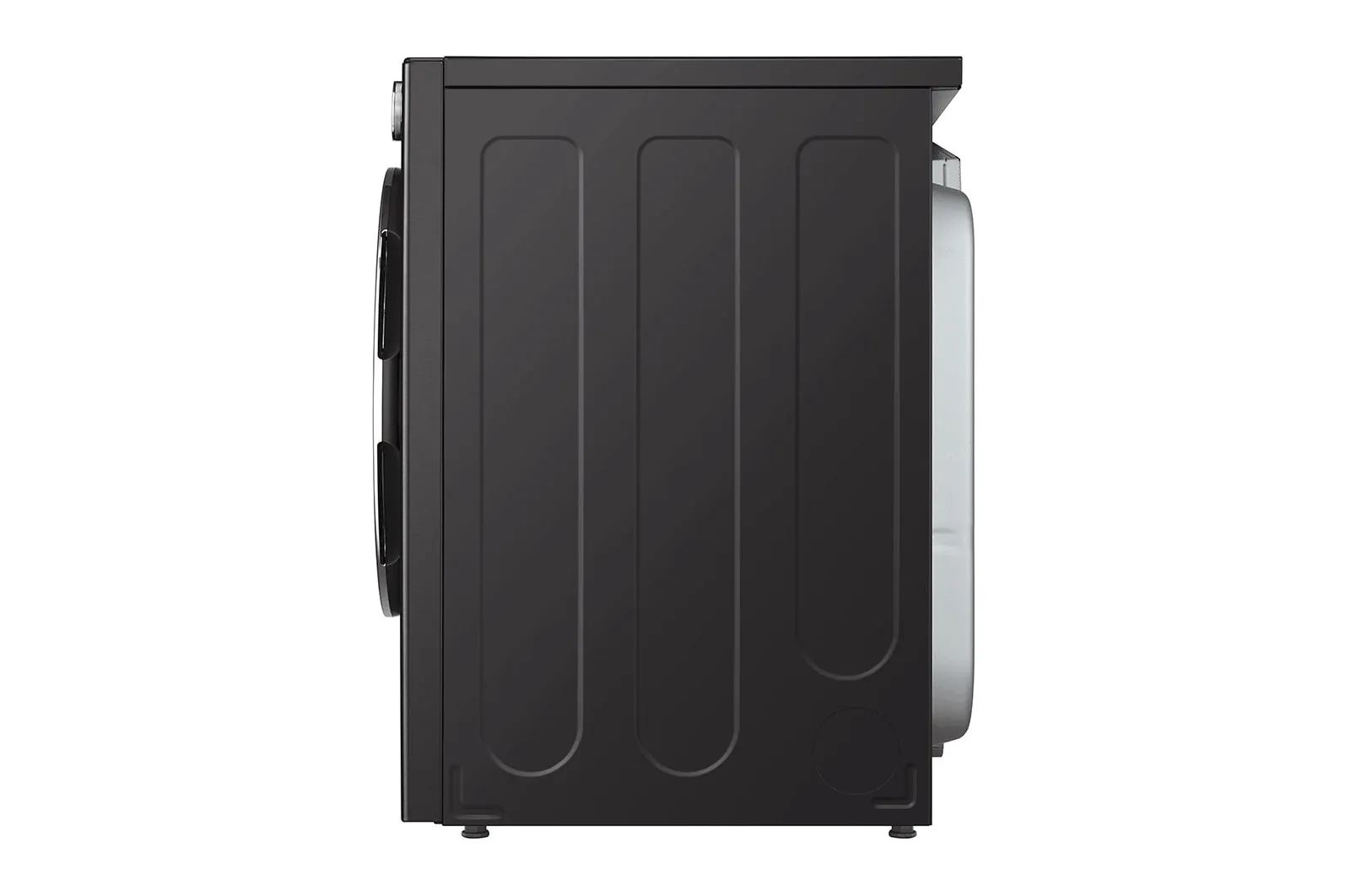 LG Black Steel 7.4 cu. ft. Ultra Large Capacity Smart Front Load Dryer with Built-In Intelligence & TurboSteam - DLEX6700B