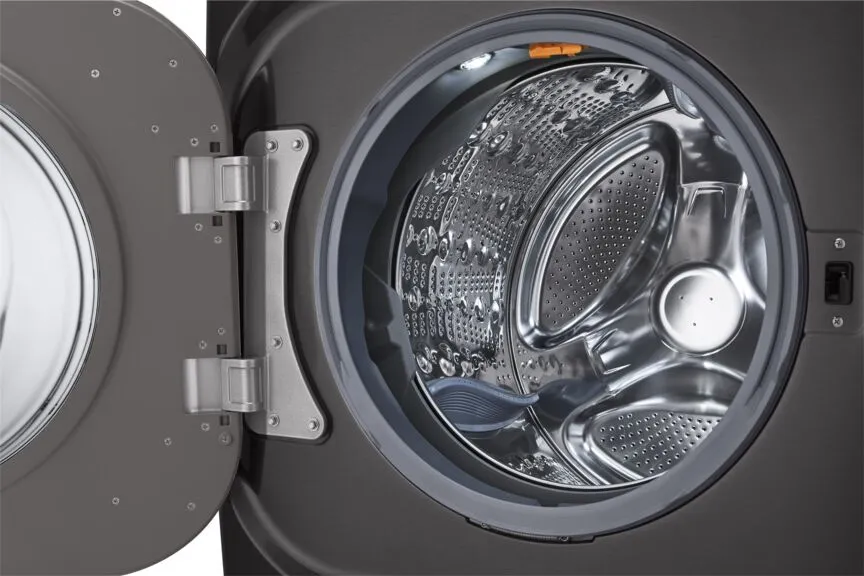 LG Black Steel Front-Load Mega Capacity Smart Wi-Fi Enabled Washer with TurboWash (6.0 cu. ft.) - WM8900HBA
