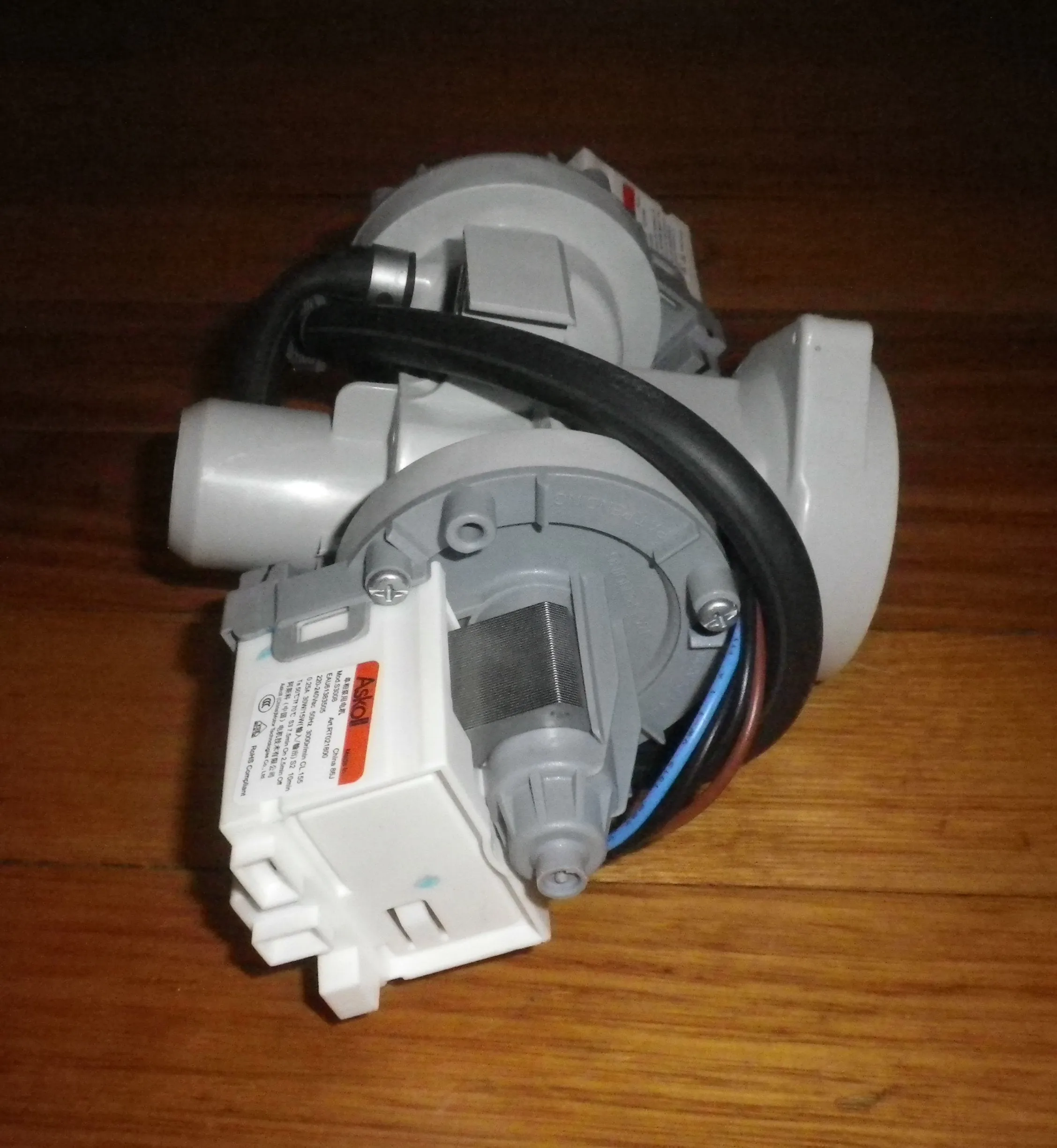 LG Complete Dual Magnetic Drain Pump Motor Assy - Part # 5859ER1002M