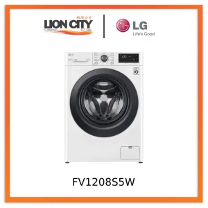LG FV1208S5W 8kg, AI DD Front Load Washing Machine