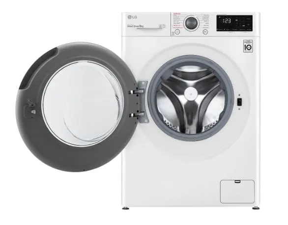 LG FV1208S5W 8kg, AI DD Front Load Washing Machine
