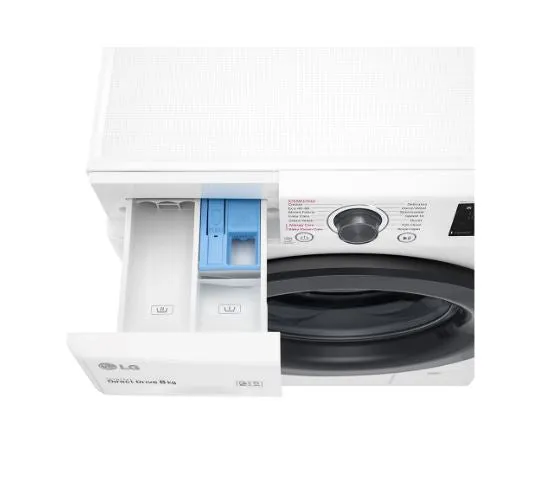 LG FV1208S5W 8kg, AI DD Front Load Washing Machine