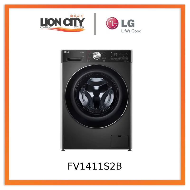 LG FV1411S2B 11kg, AI Direct Drive Front Load Washing Machine