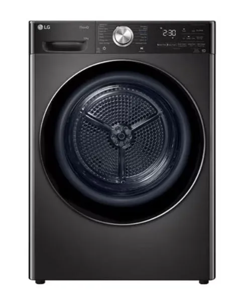 LG FV1411S2B 11KG, Front Load Washer, Black   LG TD-H10VBD 10KG Dual Inverter Heat Pump dryer (Black)