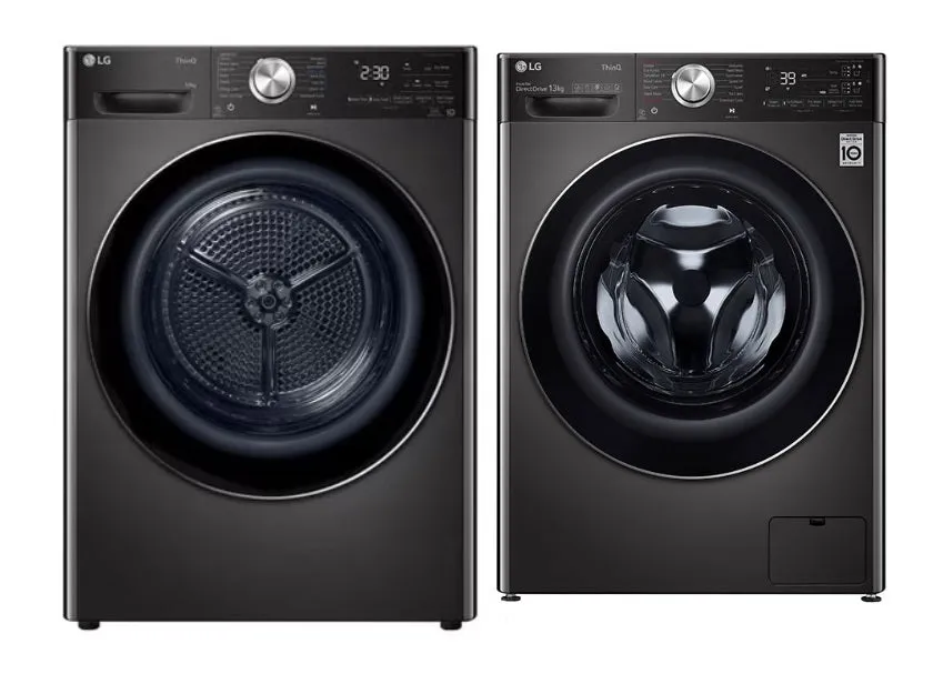 LG FV1413S2BA 13kg, AI Direct Drive Front Load Washing Machine   LG TD-H10VBD 10KG dryer
